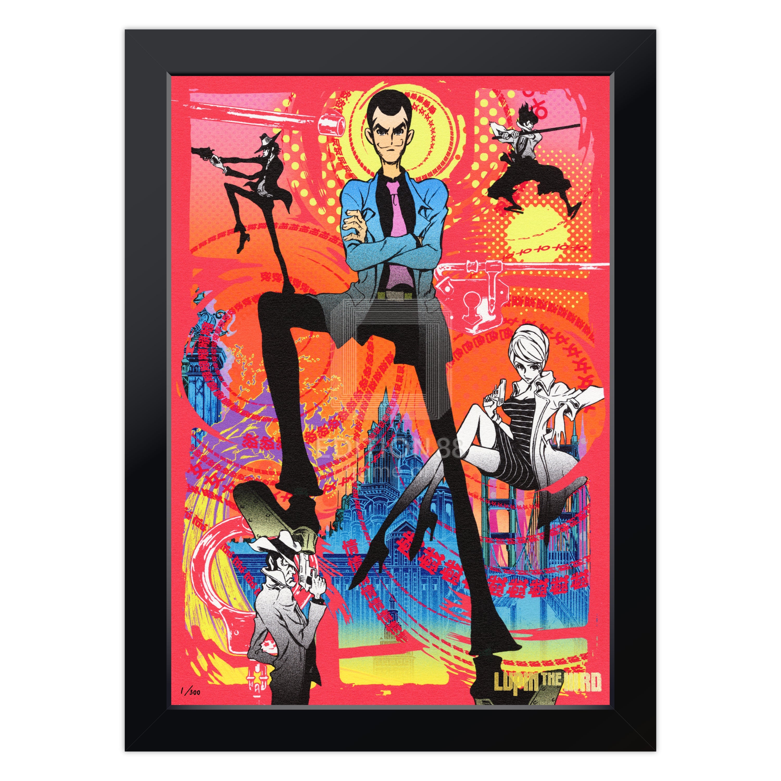 「LUPIN THE ⅢRD」88グラフ1(落款入り/限定300枚)