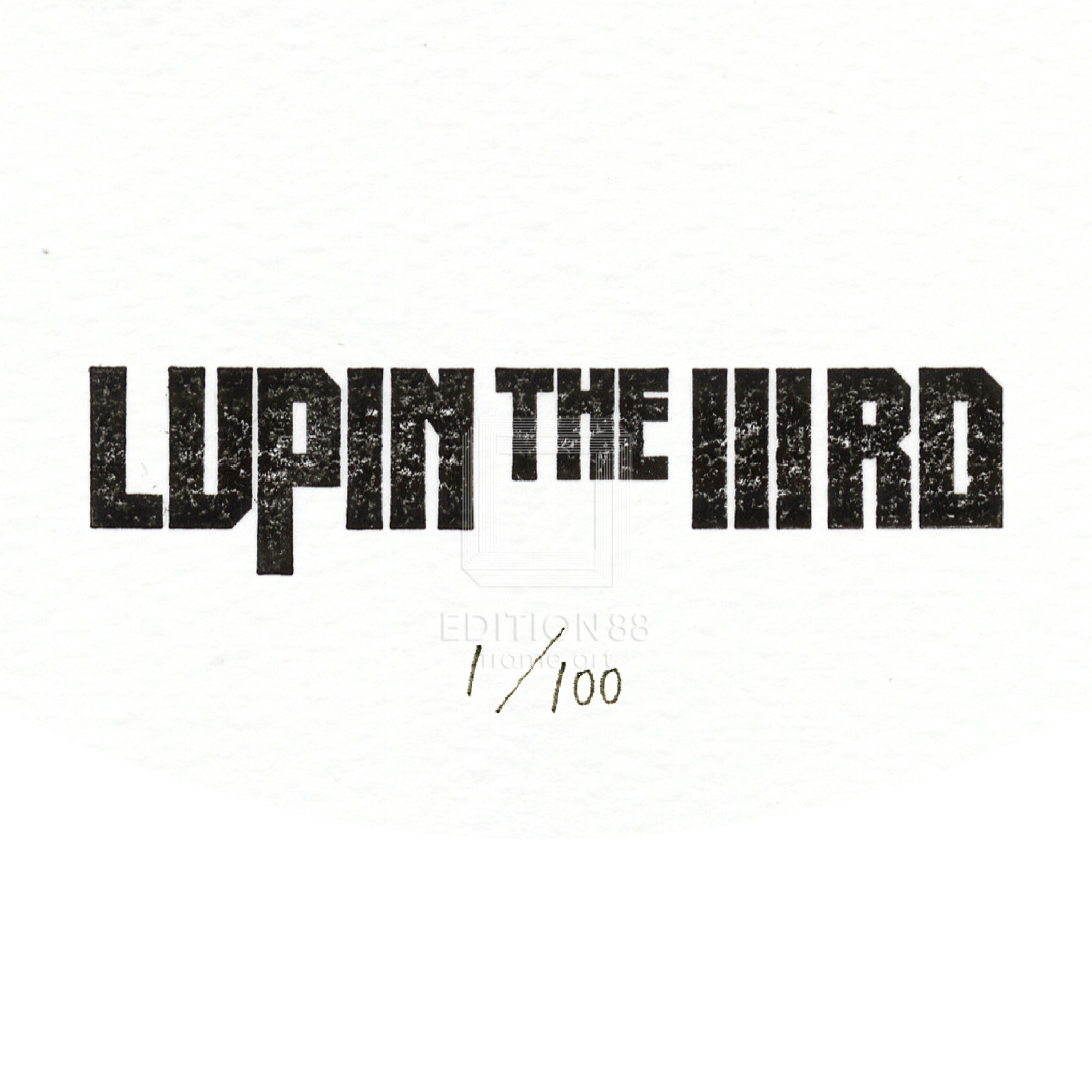 「LUPIN THE ⅢRD」88グラフ7『峰不二子の嘘/ティザービジュアル』(落款入り/限定100枚)