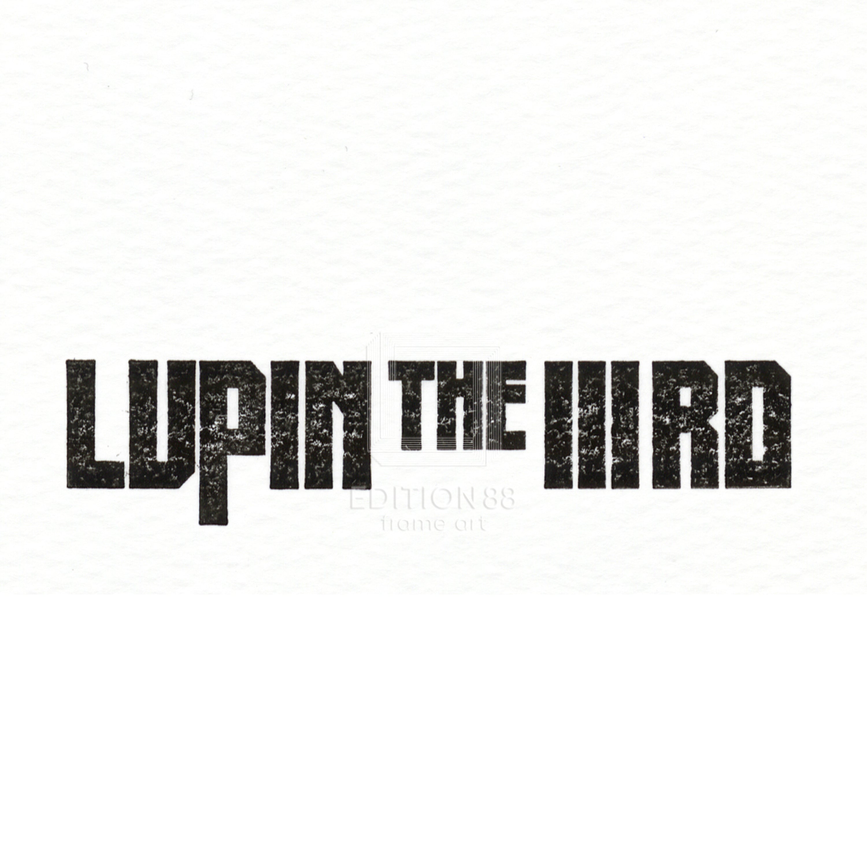「LUPIN THE ⅢRD」88グラフ6『血煙の石川五ェ門/ティザービジュアル』(落款入り/限定100枚)