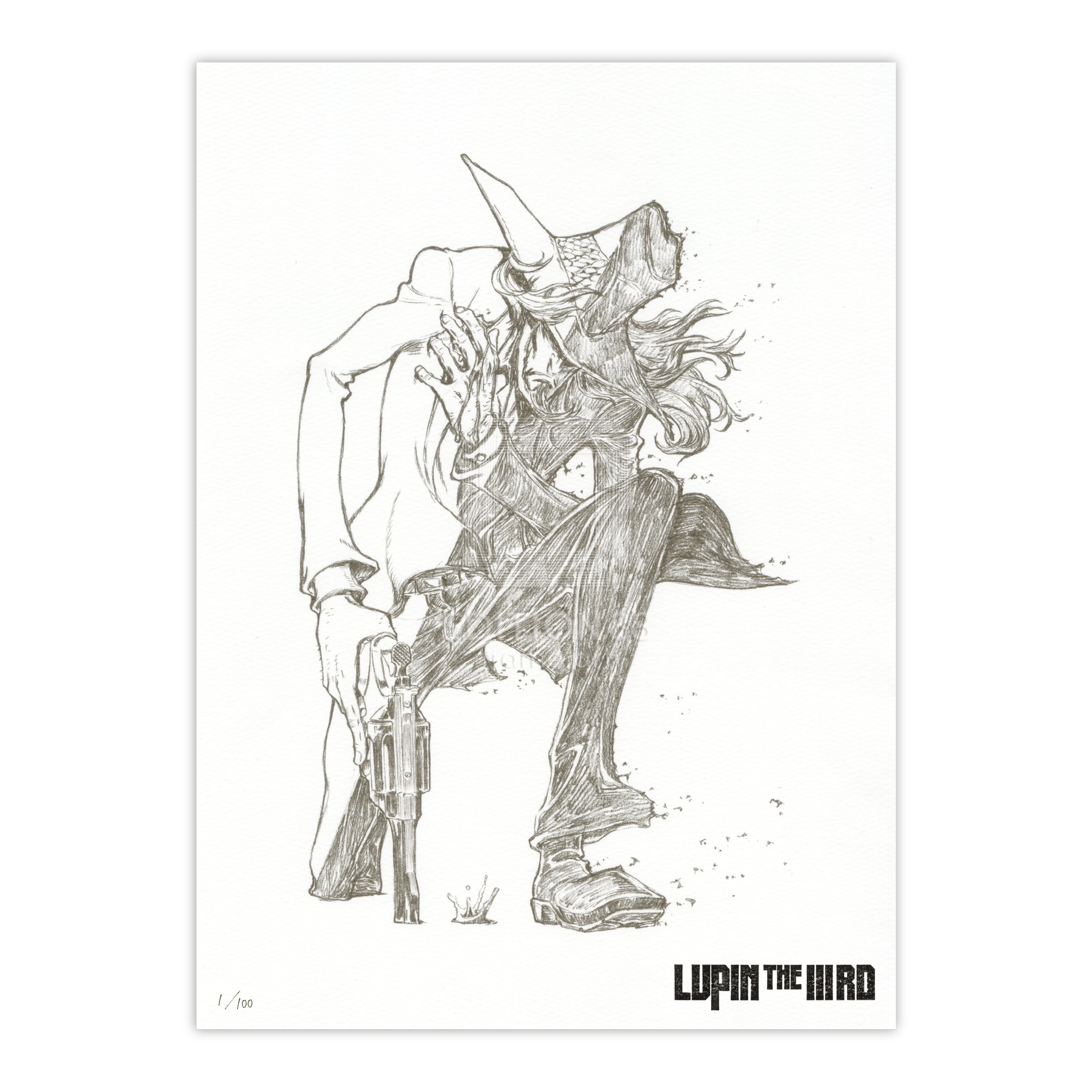 「LUPIN THE ⅢRD」88グラフ5『次元大介の墓標/ティザービジュアル』(落款入り/限定100枚)