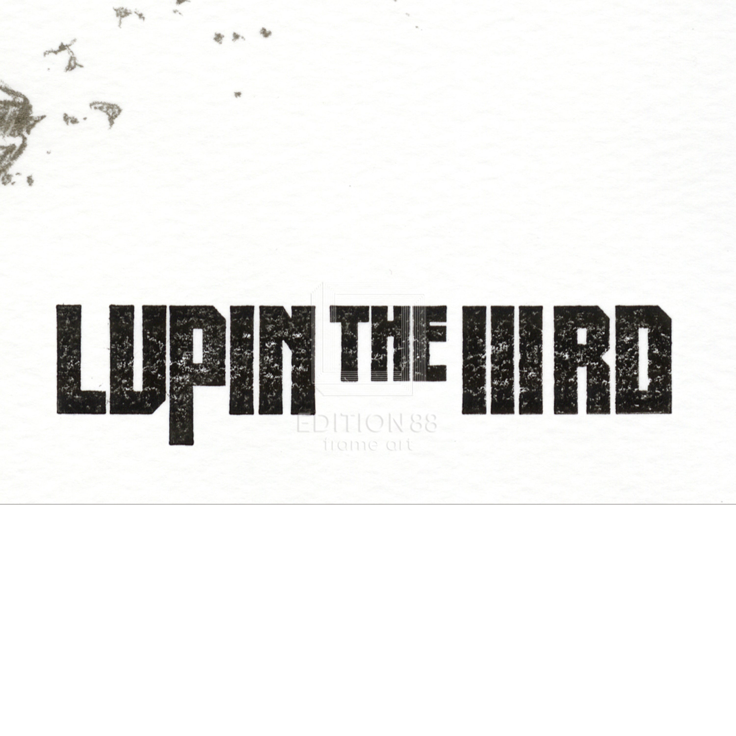 「LUPIN THE ⅢRD」88グラフ5『次元大介の墓標/ティザービジュアル』(落款入り/限定100枚)