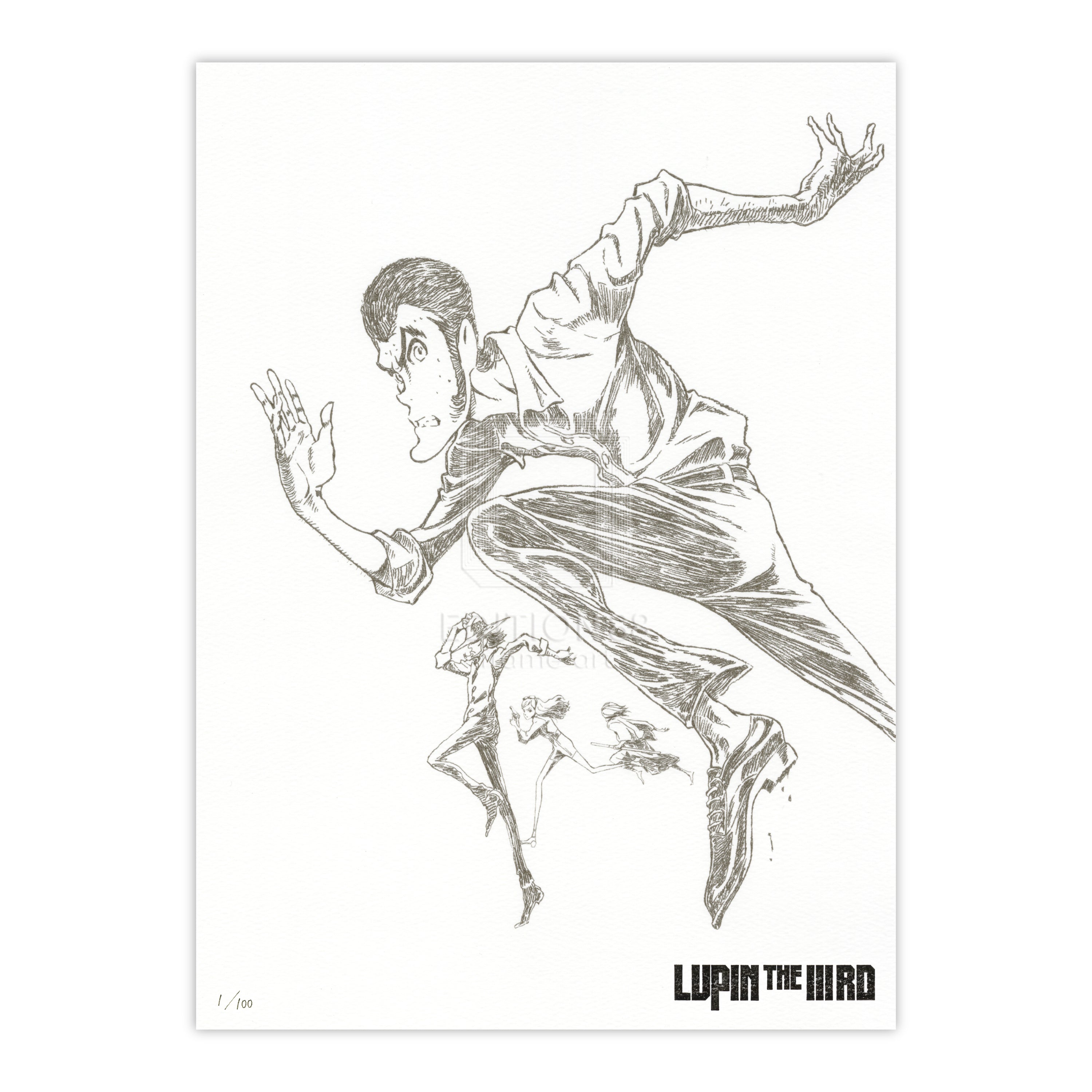 「LUPIN THE ⅢRD」88グラフ9『不死身の血族/ティザービジュアル』(落款入り/限定100枚)