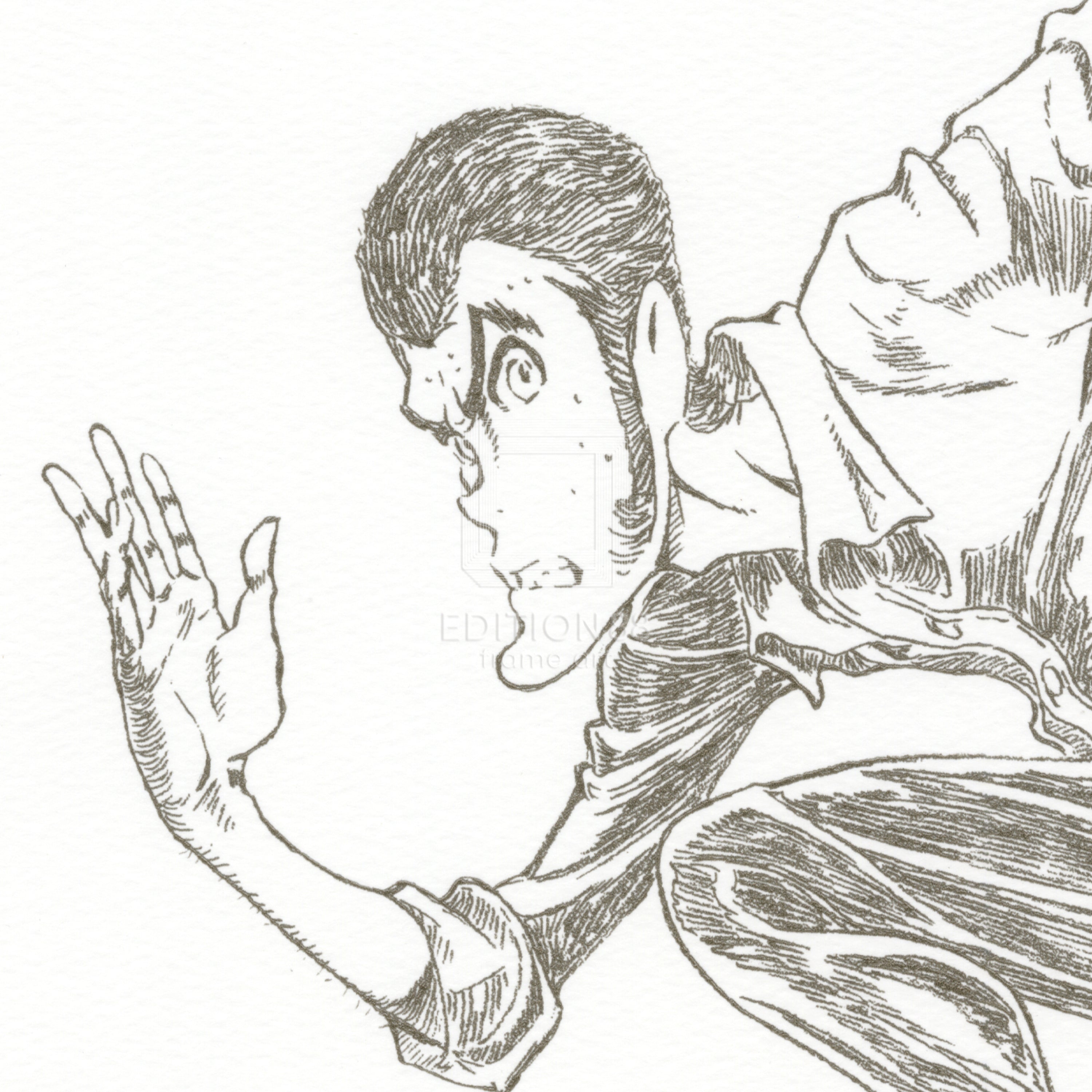 「LUPIN THE ⅢRD」88グラフ9『不死身の血族/ティザービジュアル』(落款入り/限定100枚)