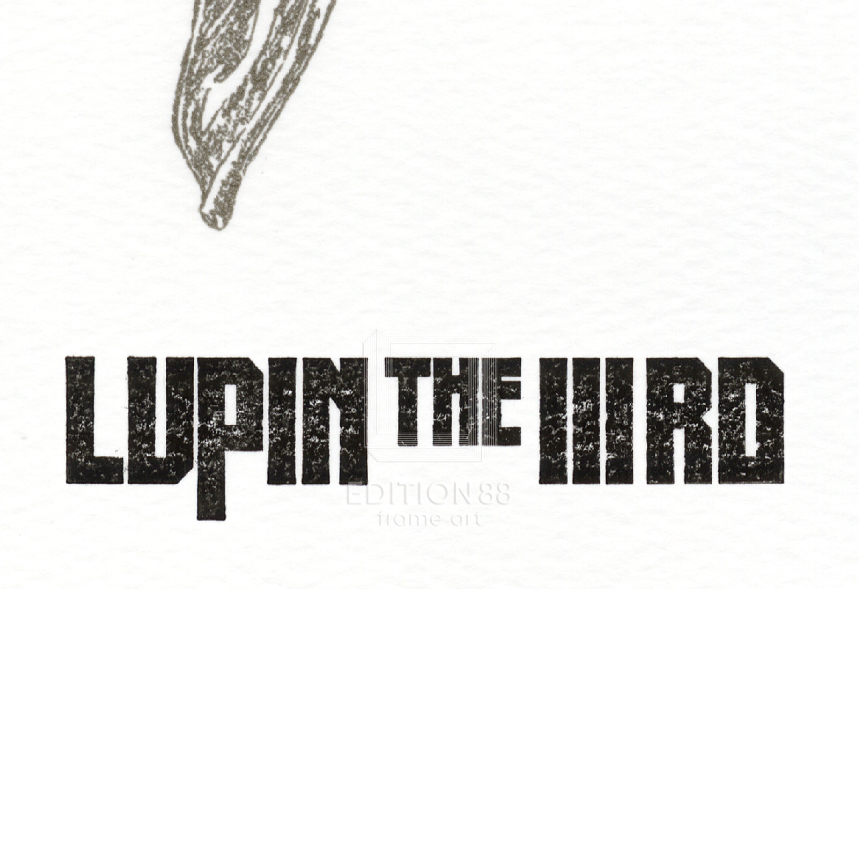 「LUPIN THE ⅢRD」88グラフ9『不死身の血族/ティザービジュアル』(落款入り/限定100枚)