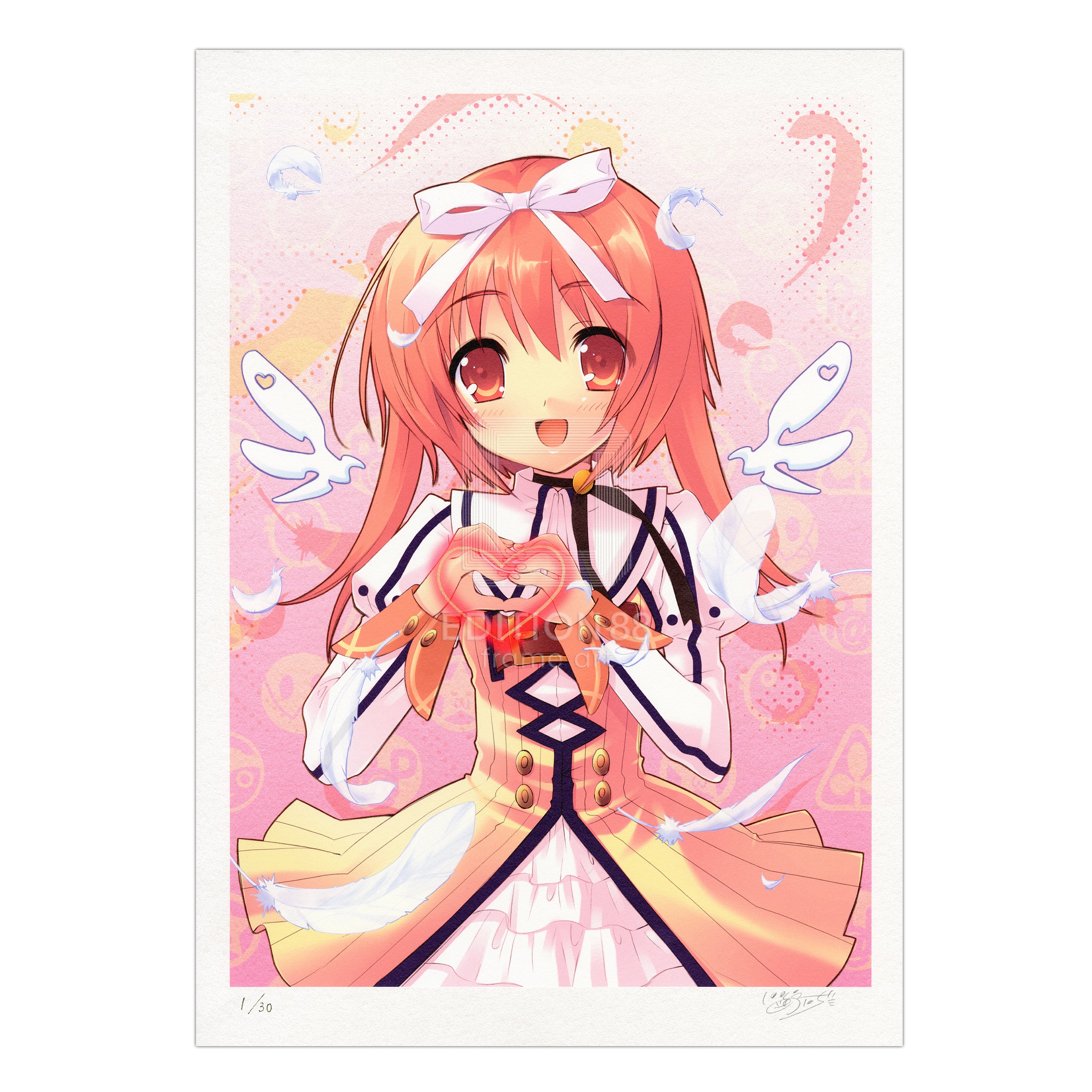ななついろ☆ドロップス」88グラフ1 プラチナ版/ いとうのいぢ（直筆