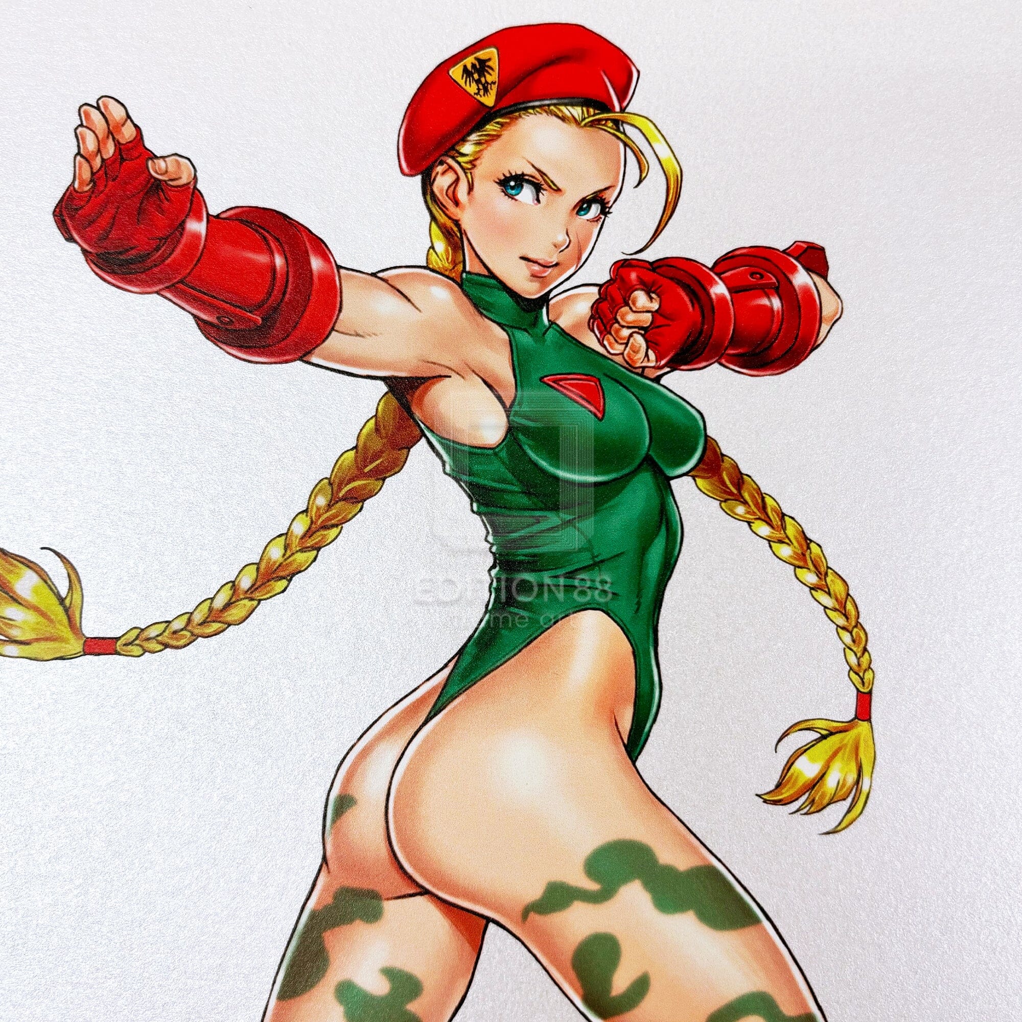 STREET FIGHTER 美少女」88グラフ キャミィ＆ディカープリ/ 山下しゅんや(直筆サイン入り/限定100枚)