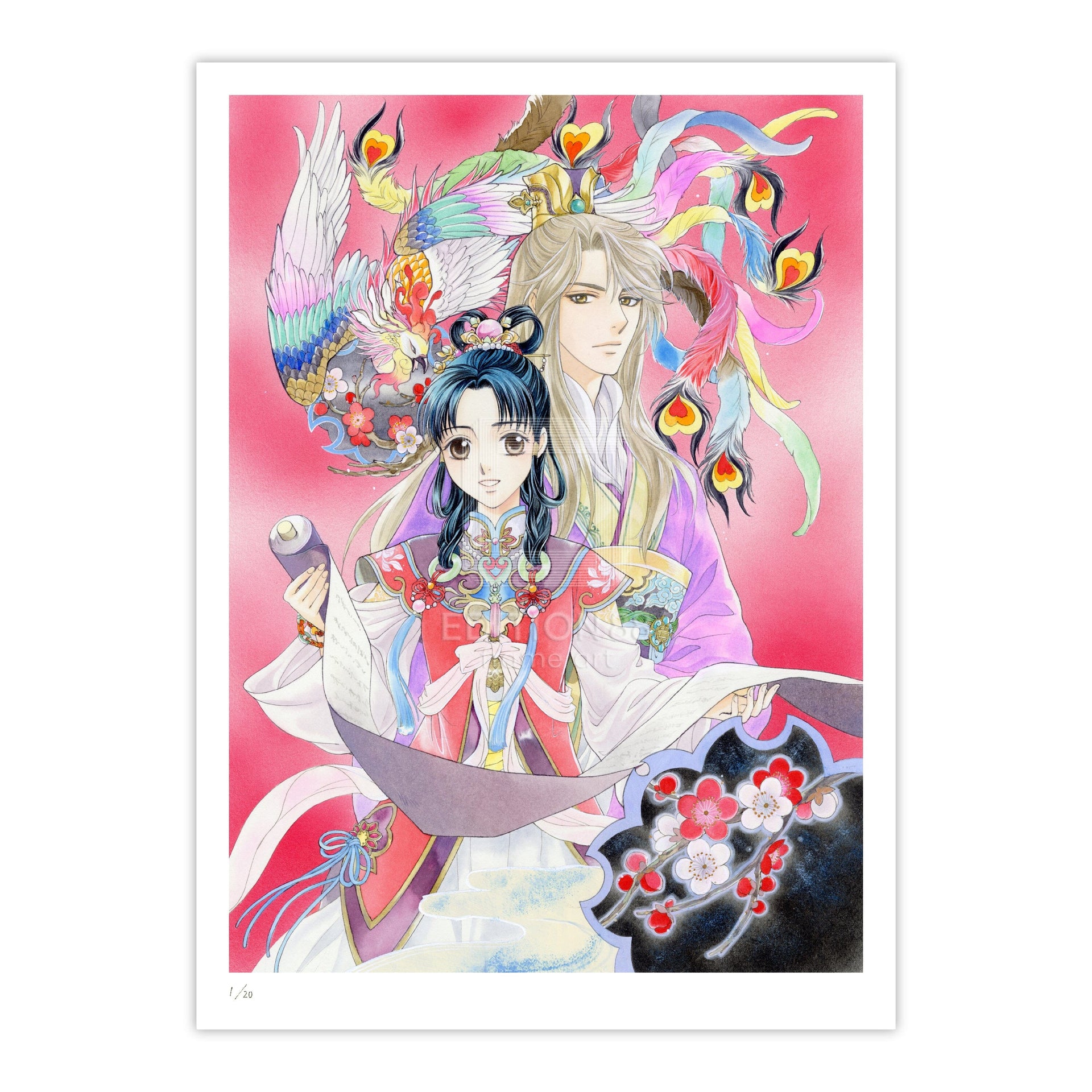 彩雲国物語」88グラフ4/由羅カイリ（直筆サイン入り/限定20枚）