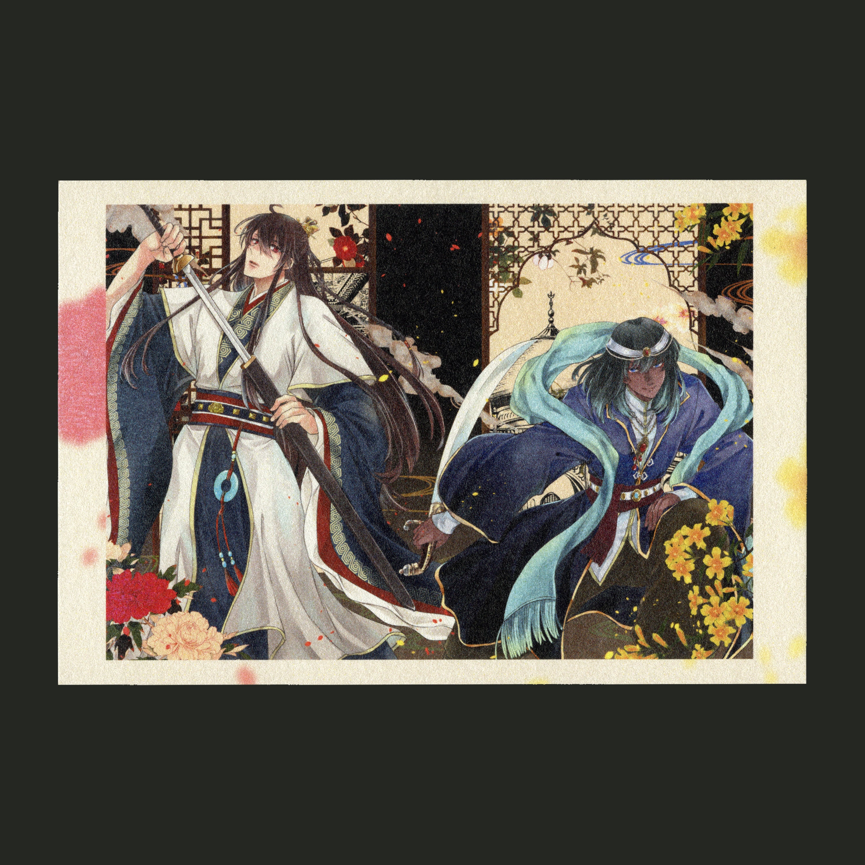 ASUKA創刊40＋1周年』アートカード3枚セット「月華国奇医伝」/ひむか
