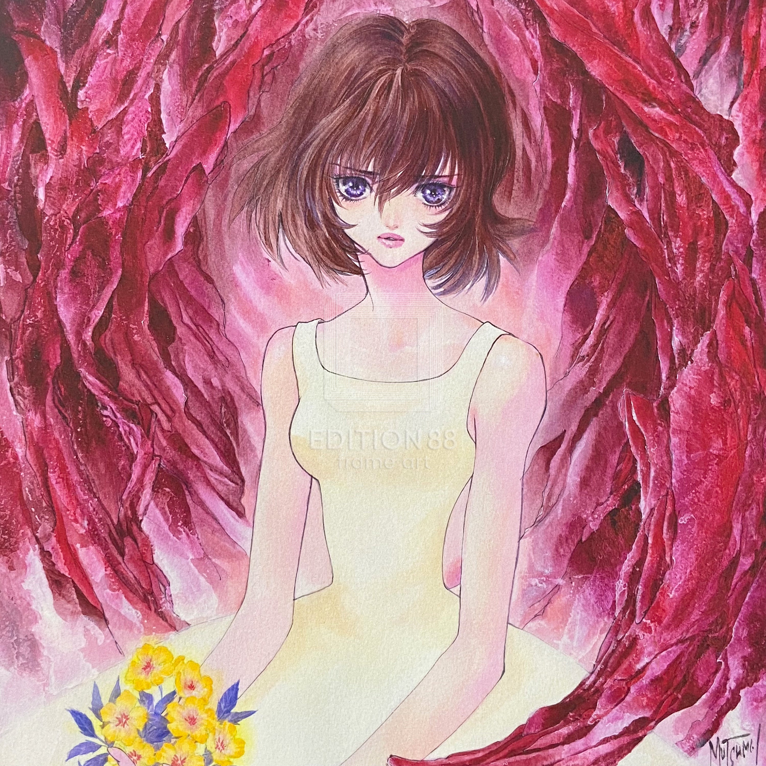 「ブレンパワード」88グラフ4/いのまたむつみ（箔押しサイン入り）