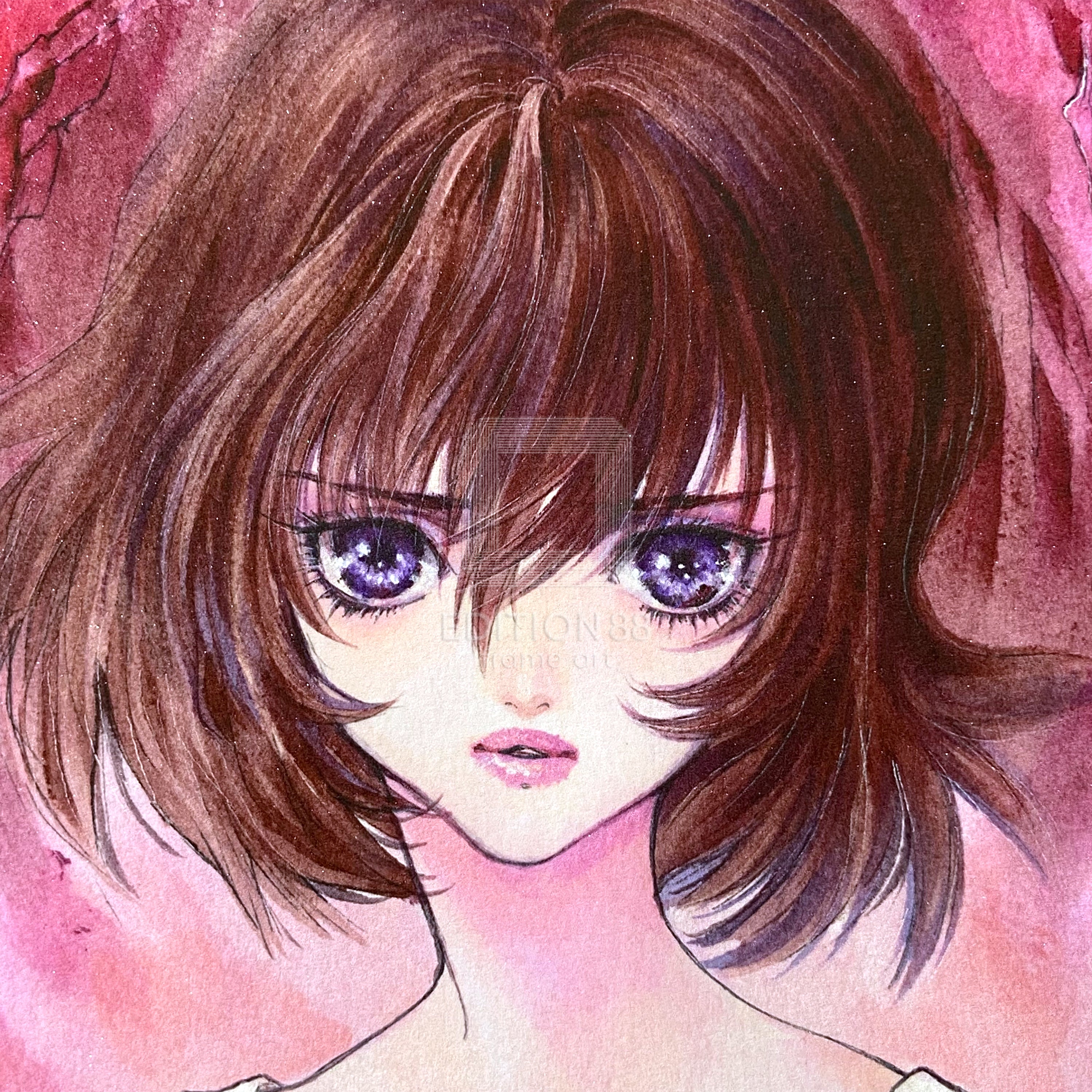 「ブレンパワード」88グラフ4/いのまたむつみ（箔押しサイン入り）