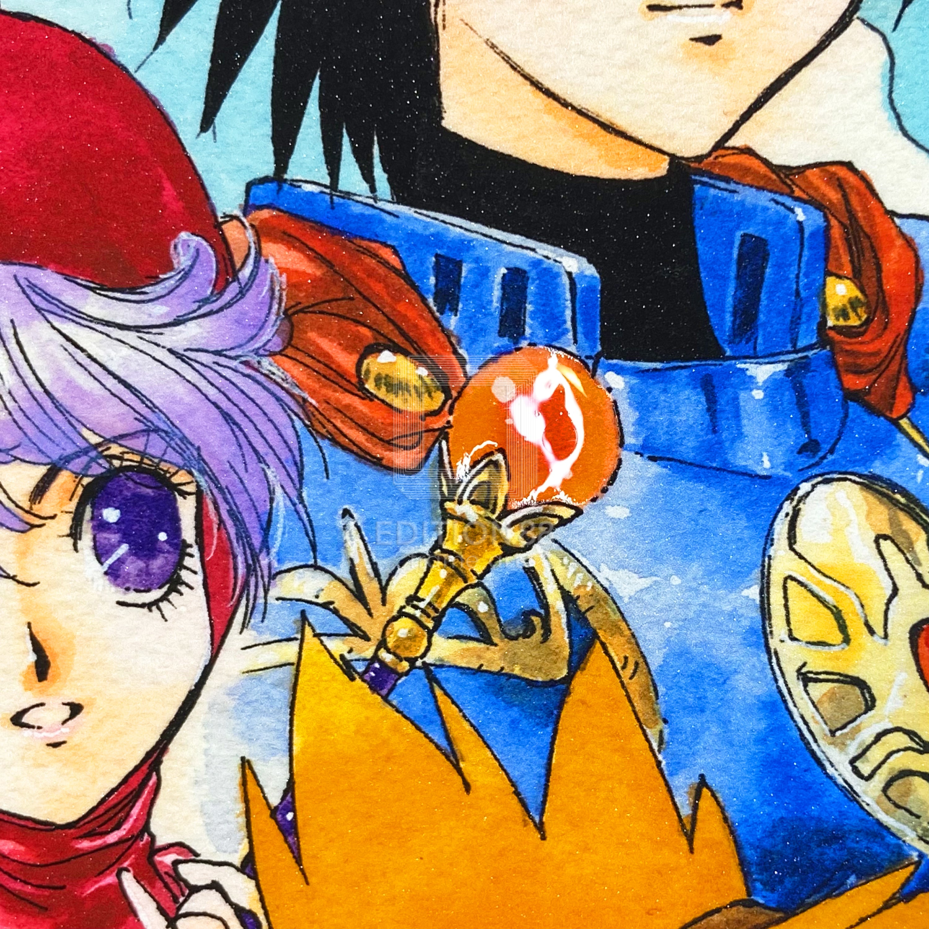 「小説ドラゴンクエストⅡ」88グラフ/いのまたむつみ（箔押しサイン入り）