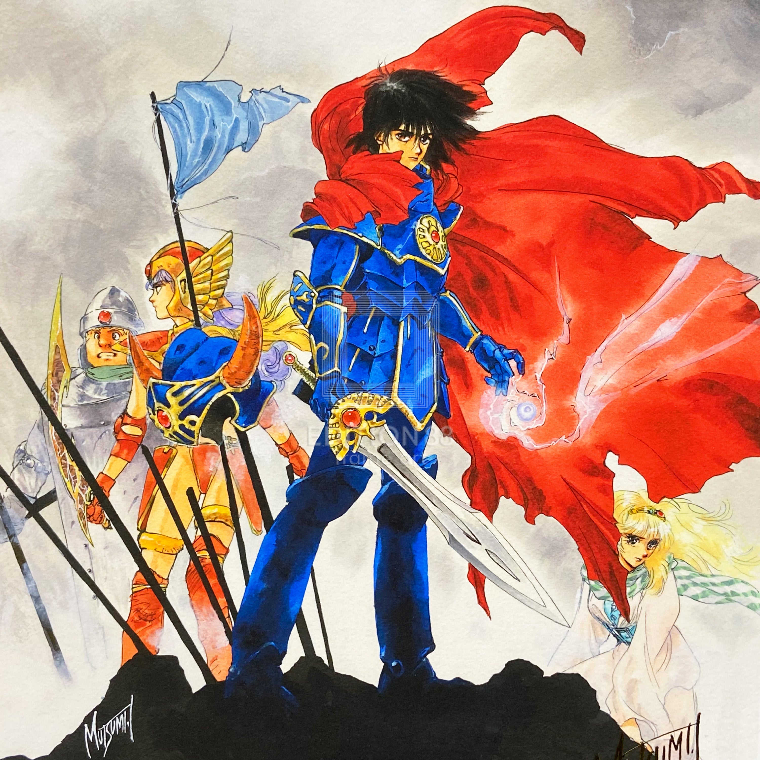 小説ドラゴンクエストⅢ」88グラフ/いのまたむつみ（箔押しサイン入り）