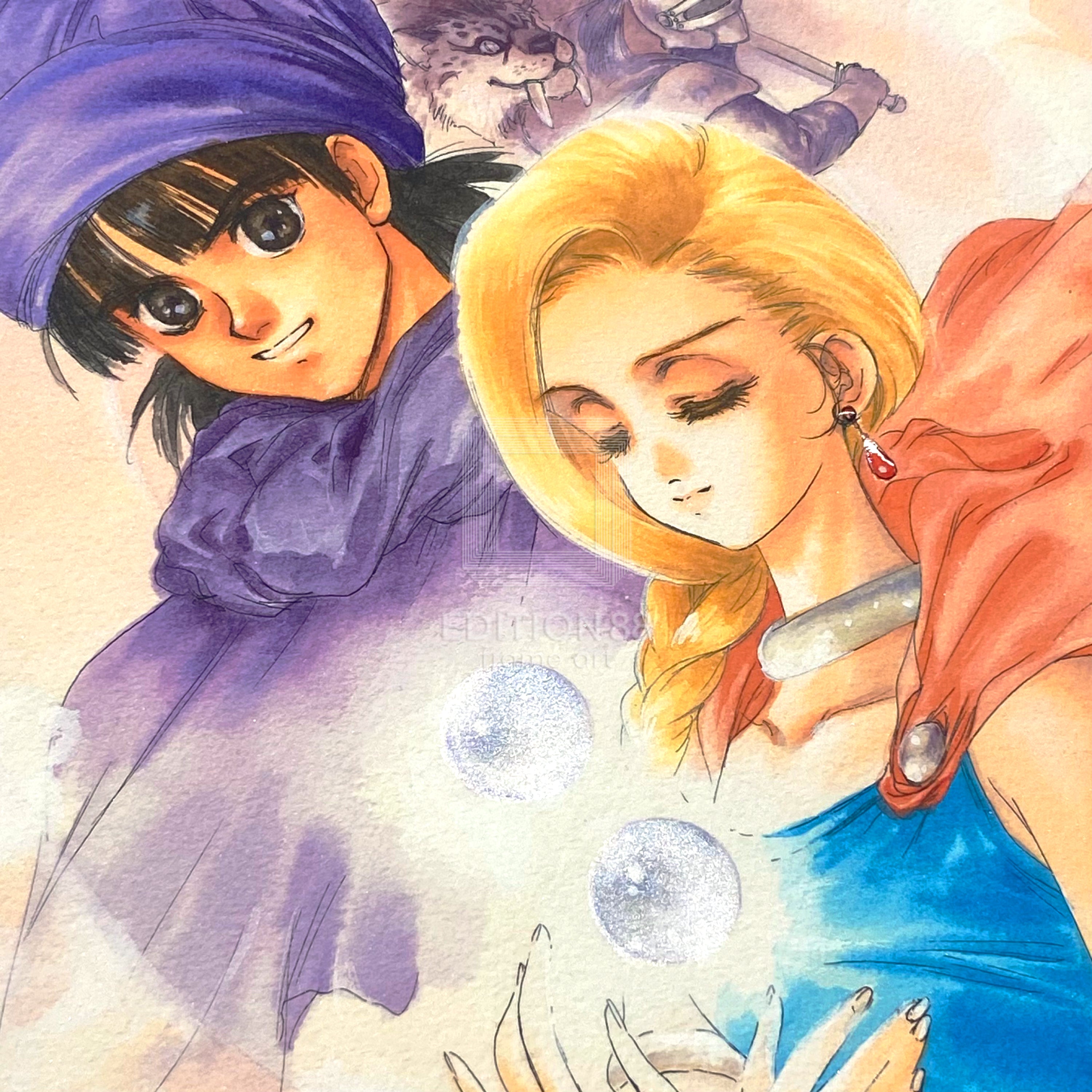 「小説ドラゴンクエストⅤ」88グラフ/いのまたむつみ（箔押しサイン入り）