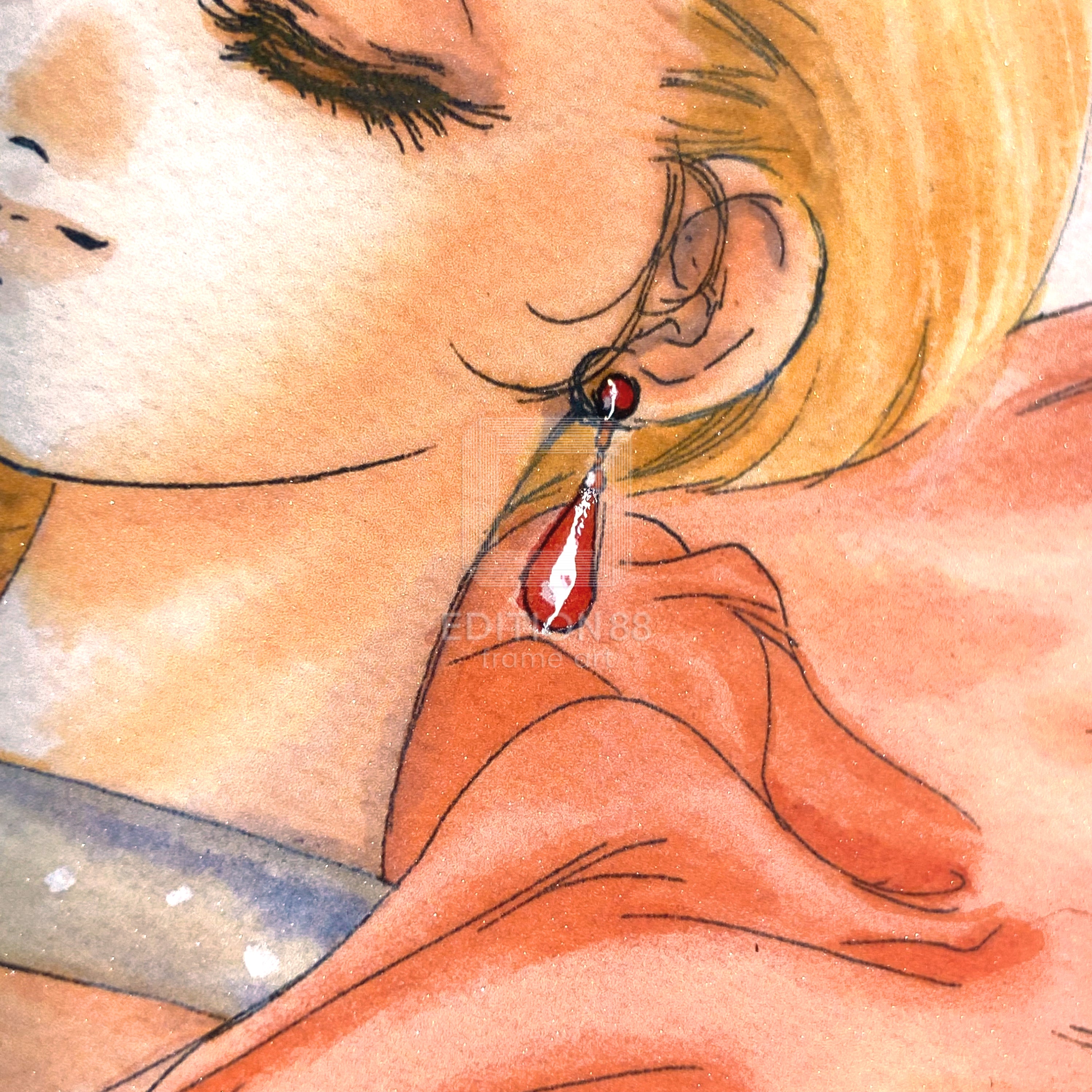 「小説ドラゴンクエストⅤ」88グラフ/いのまたむつみ（箔押しサイン入り）