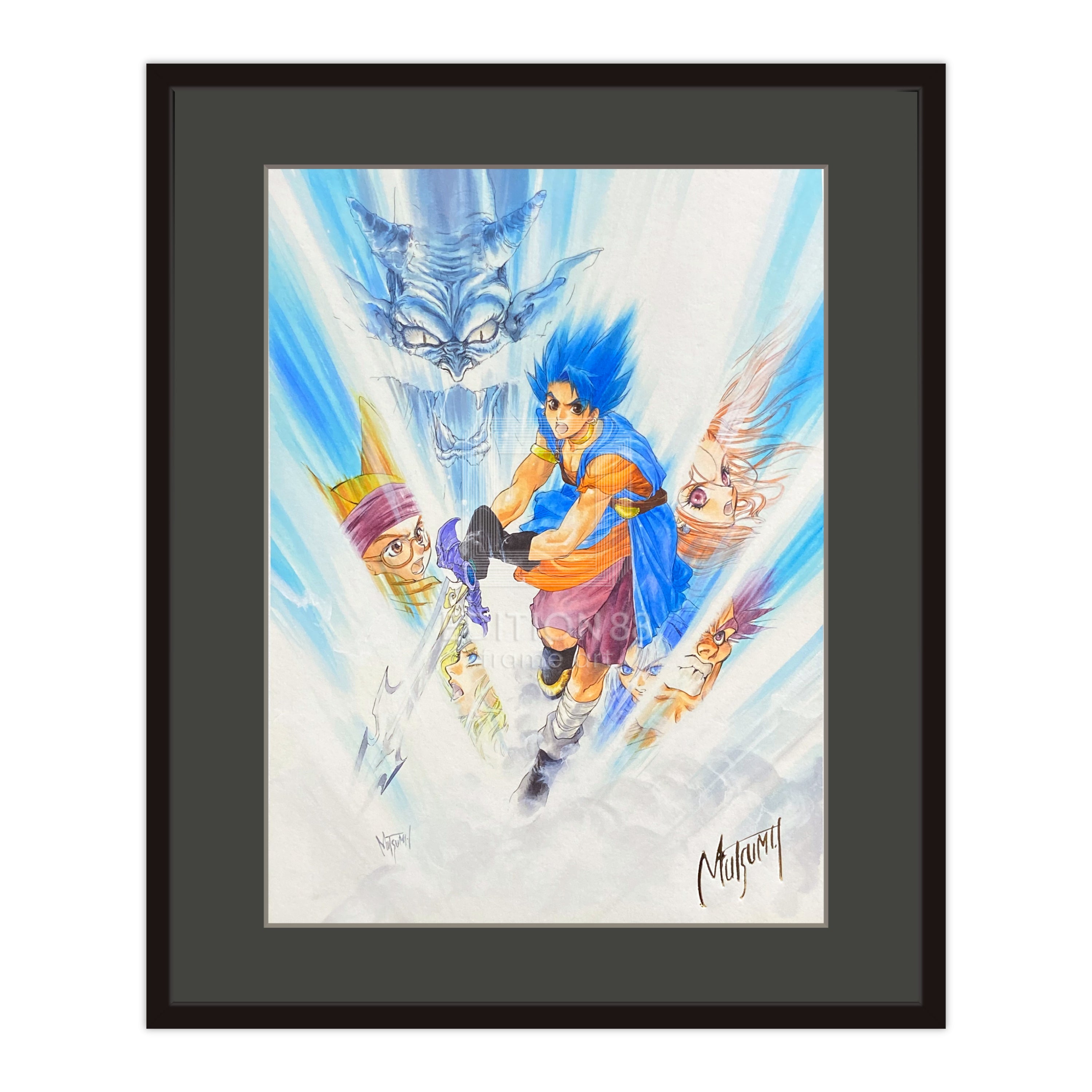 「小説ドラゴンクエストⅥ」88グラフ/いのまたむつみ（箔押しサイン入り）