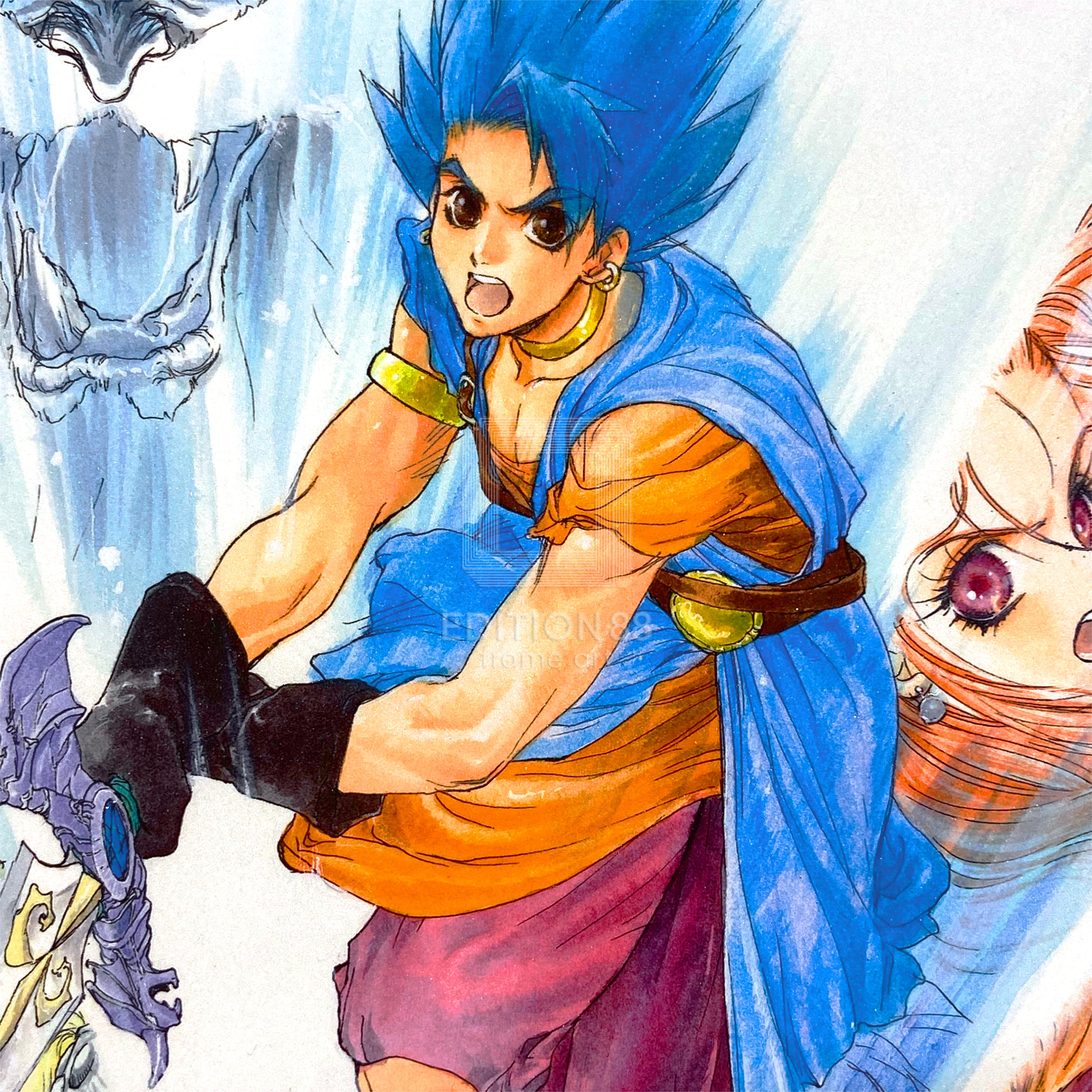 小説ドラゴンクエストⅥ」88グラフ/いのまたむつみ（箔押しサイン入り）