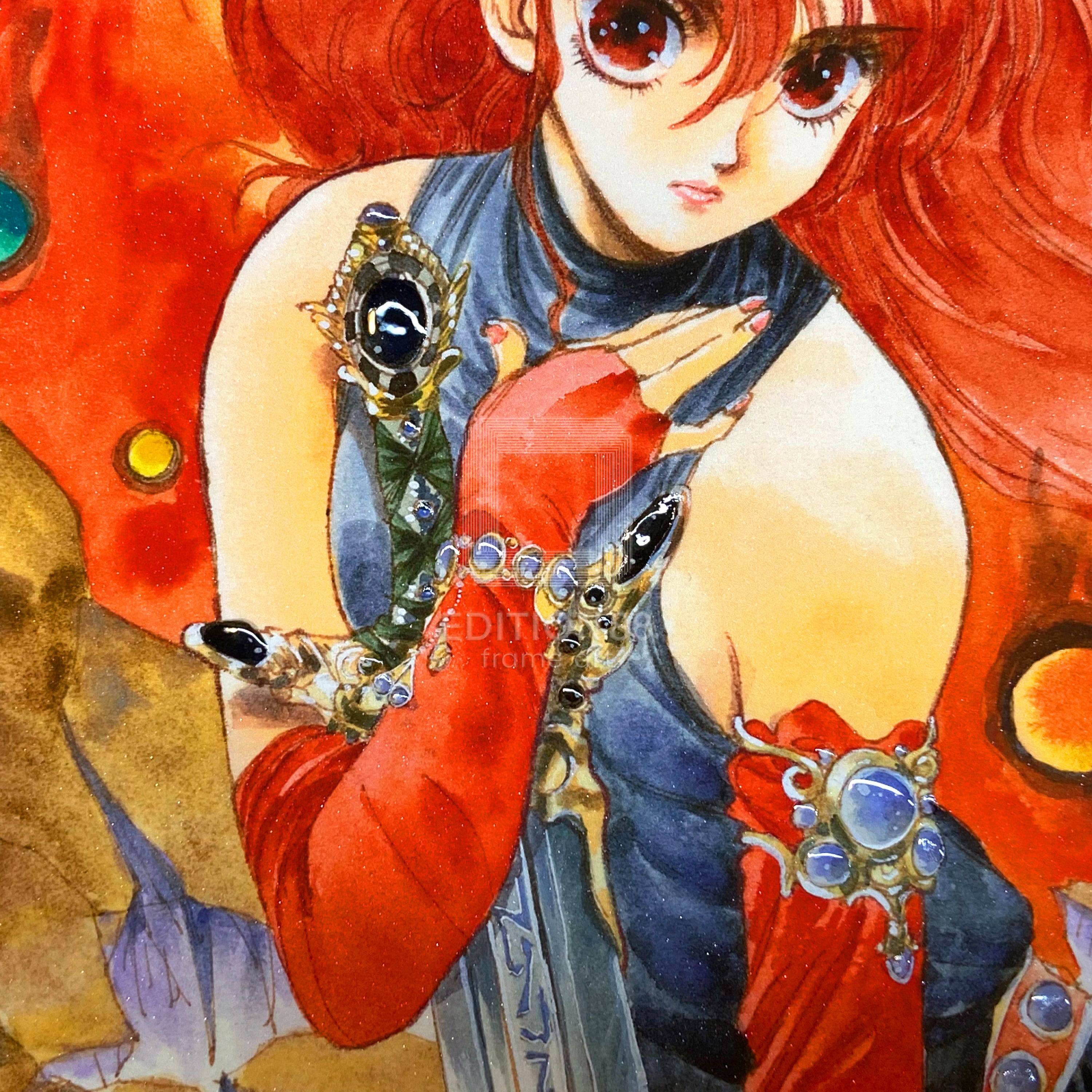 「ドラゴンクエスト 精霊ルビス伝説」88グラフ/いのまたむつみ（箔押しサイン入り）