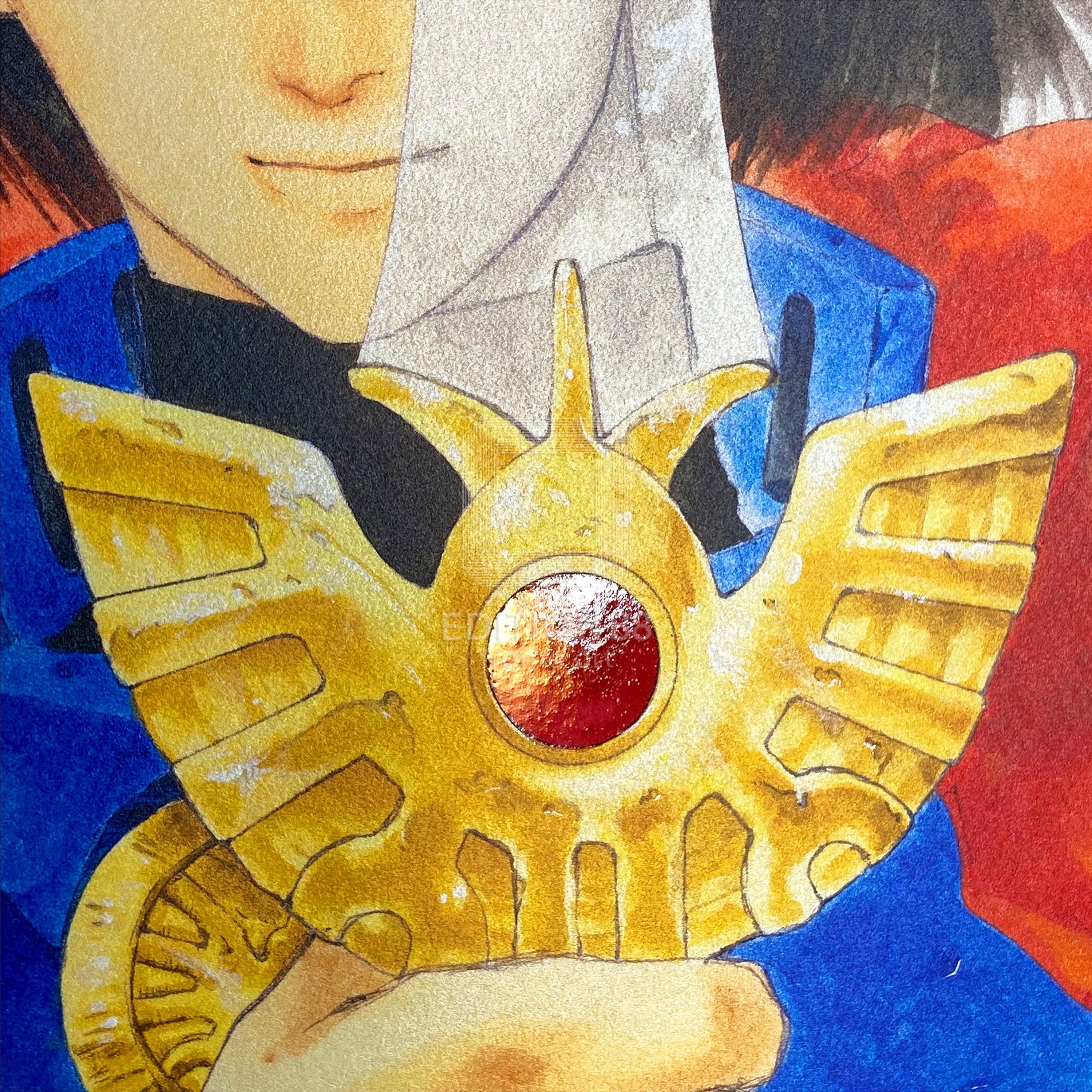 「ドラゴンクエスト いのまたむつみ画集」88グラフ プラチナ版/いのまたむつみ（箔押しサイン入り）