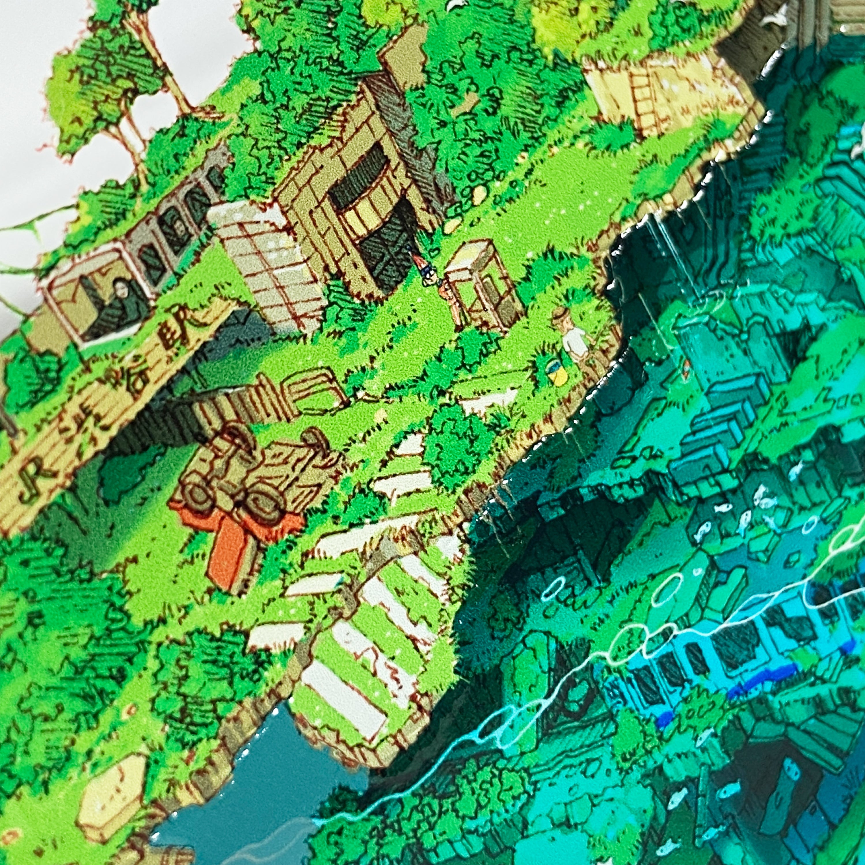 アクリルアート「渋谷駅（水没）」/ 東京幻想