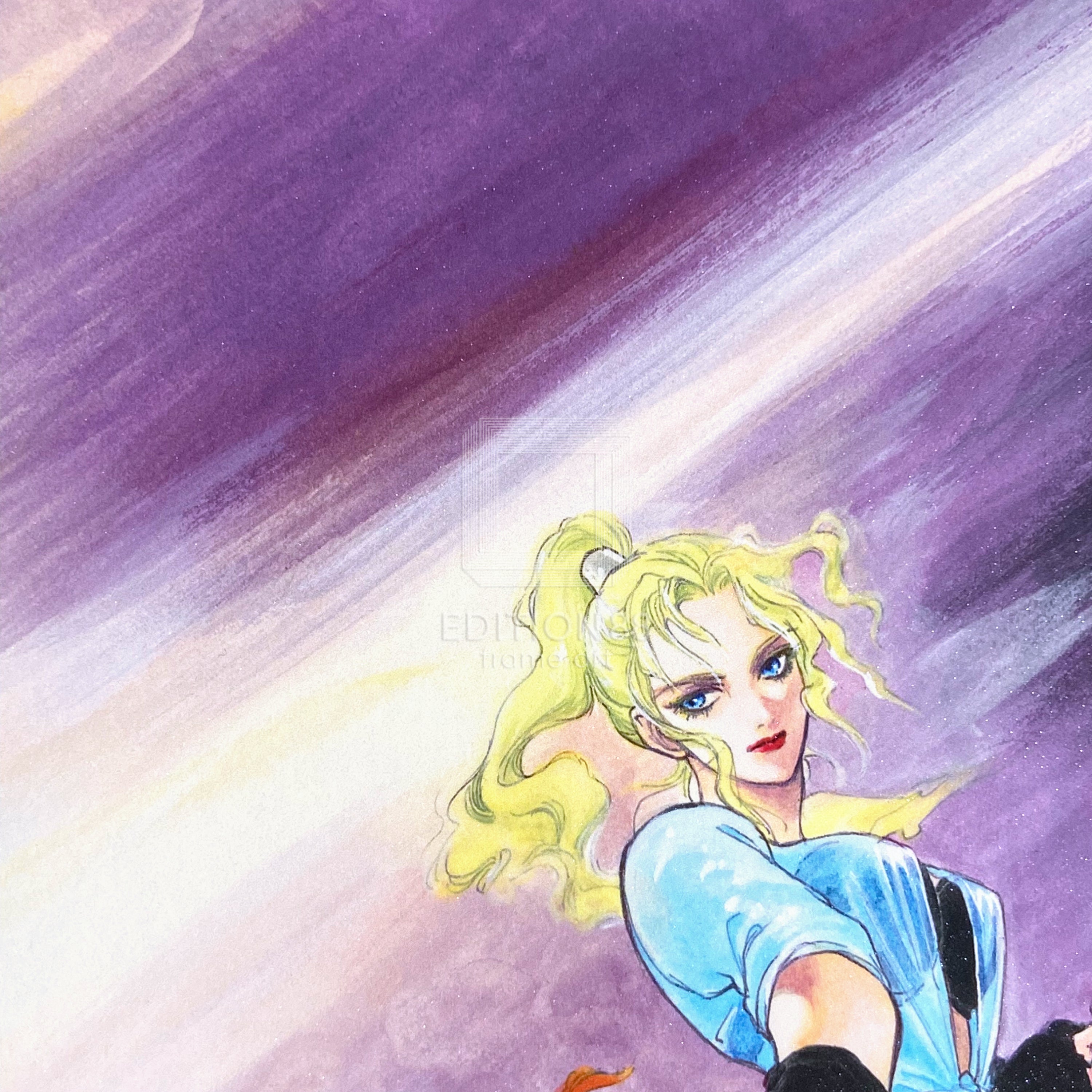 88グラフ「Green&Purple」/いのまたむつみ（箔押しサイン入り）