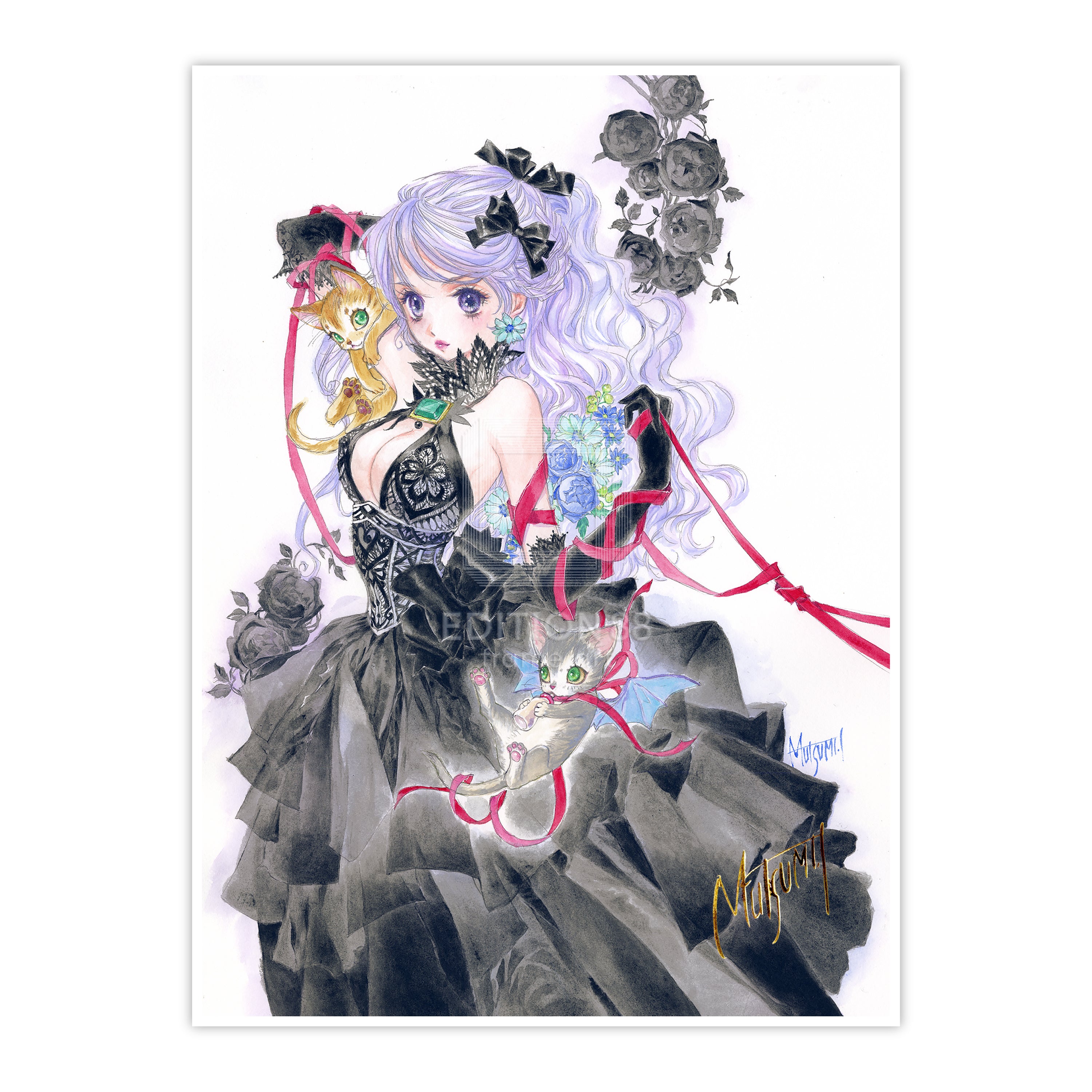 いのまたむつみ版画 アメジスト