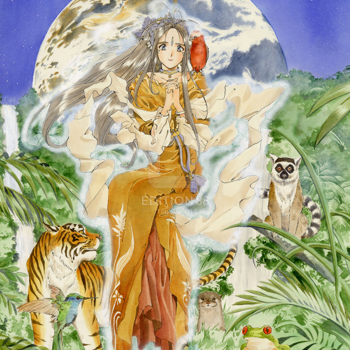 「ああっ女神さまっ」88グラフ 14 /藤島康介（箔押しサイン入り）