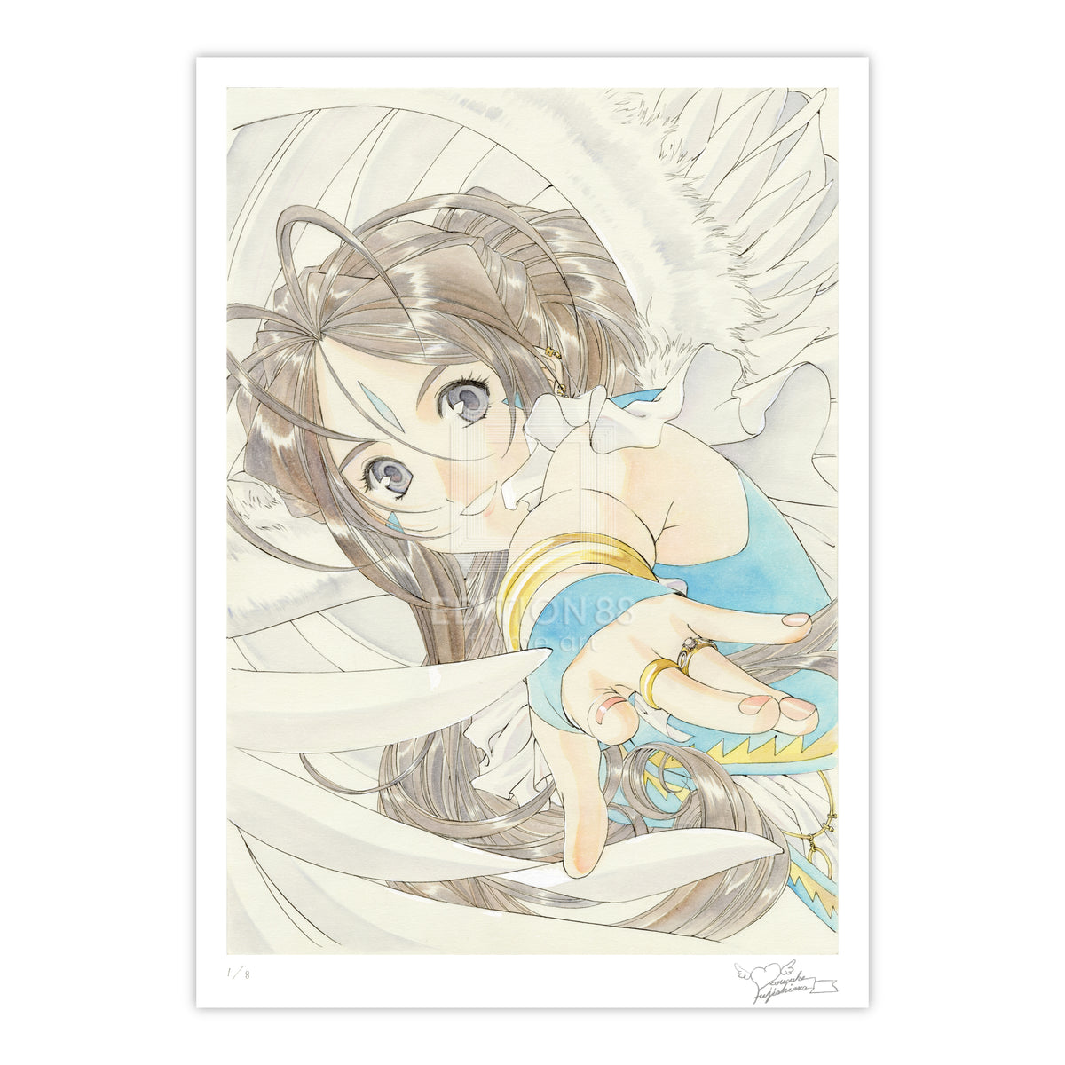 「ああっ女神さまっ」88グラフ 3 プラチナ版 /藤島康介（直筆サイン入り/限定8枚）