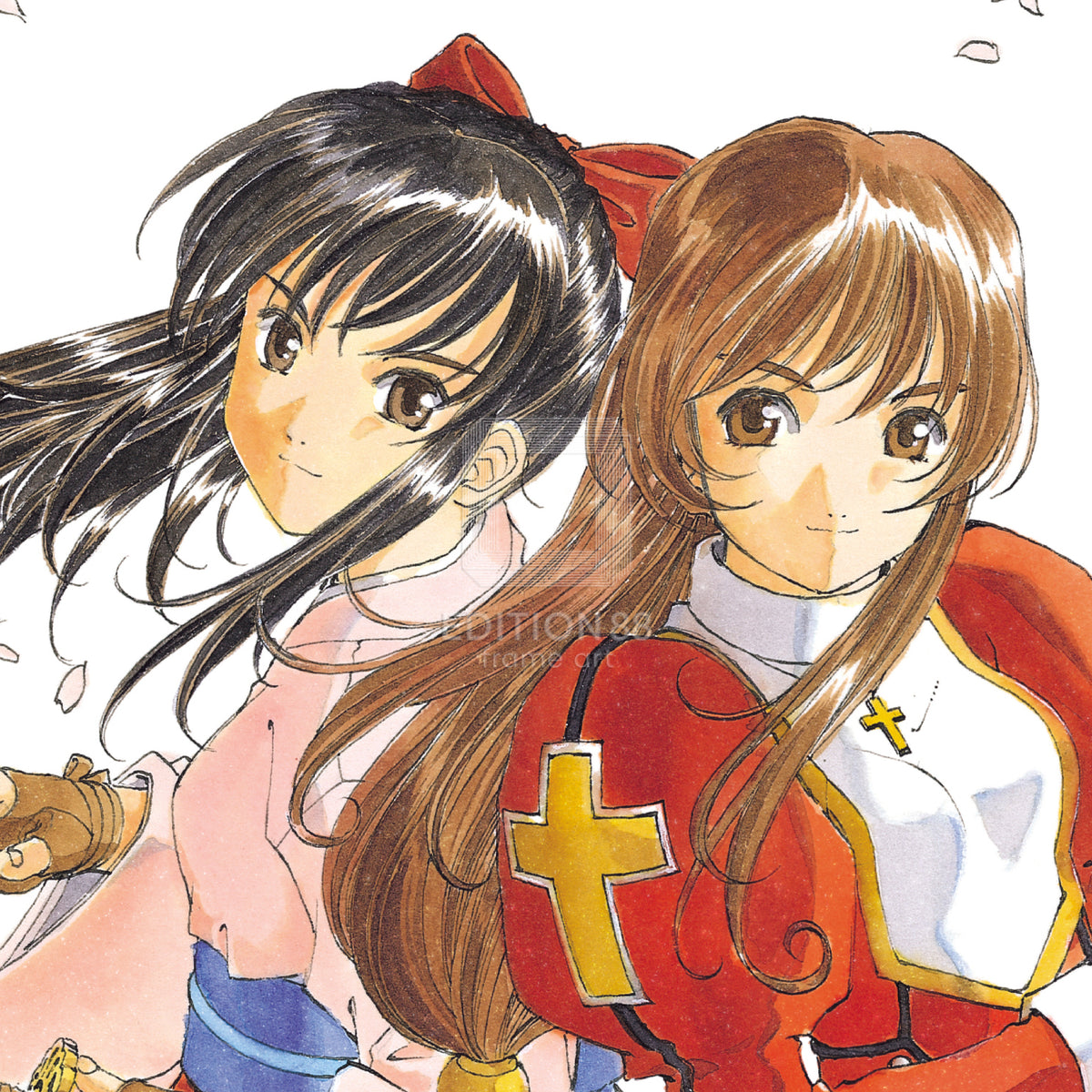 「サクラ大戦」88グラフ 1 プラチナ版 /藤島康介（直筆サイン入り/限定8枚）