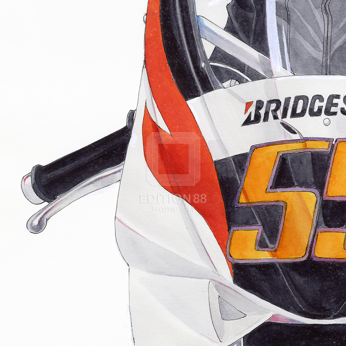 「トップウGP」88グラフ 1 /藤島康介（直筆サイン入り/限定100枚）