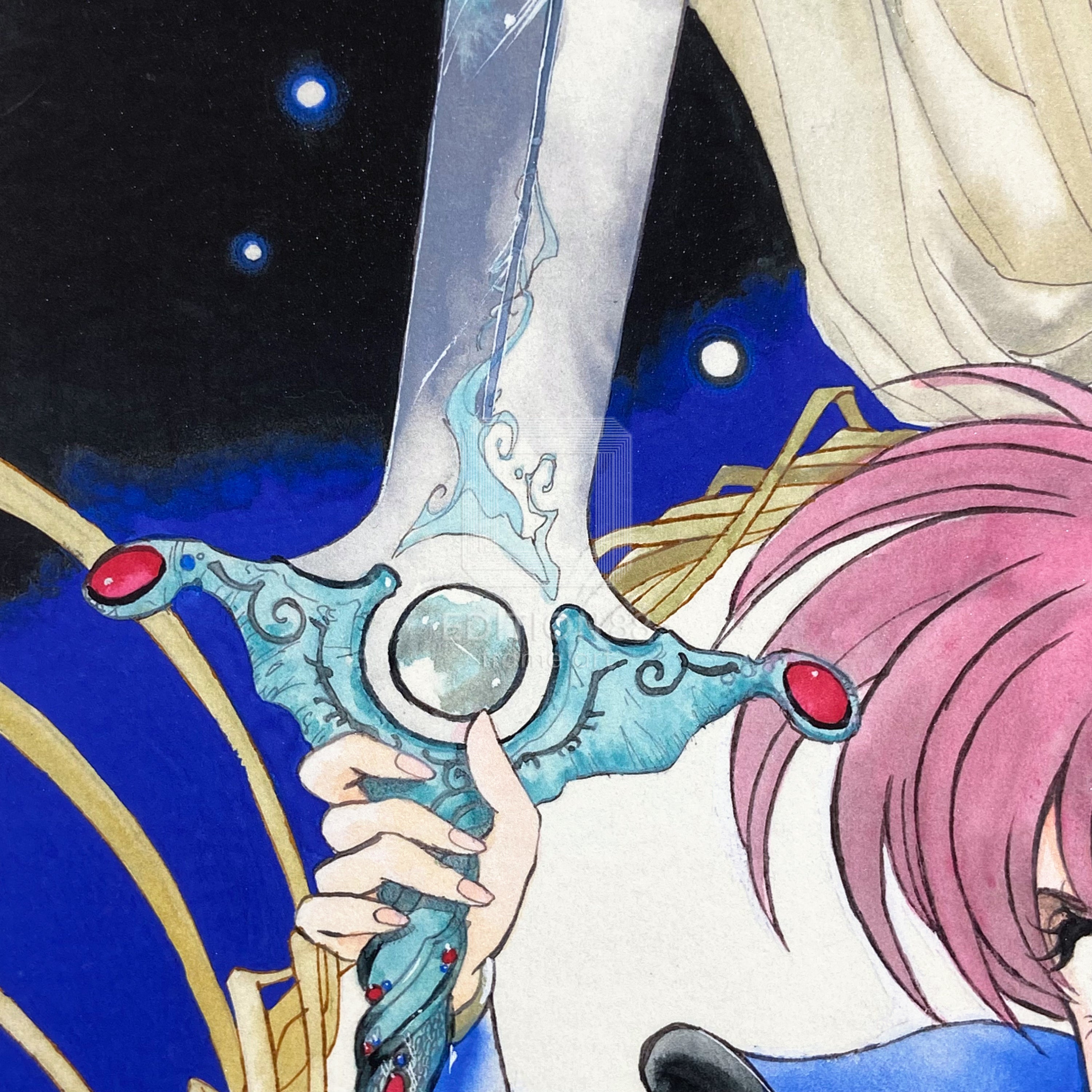 「幻夢戦記レダ」88グラフ1/いのまたむつみ（箔押しサイン入り）