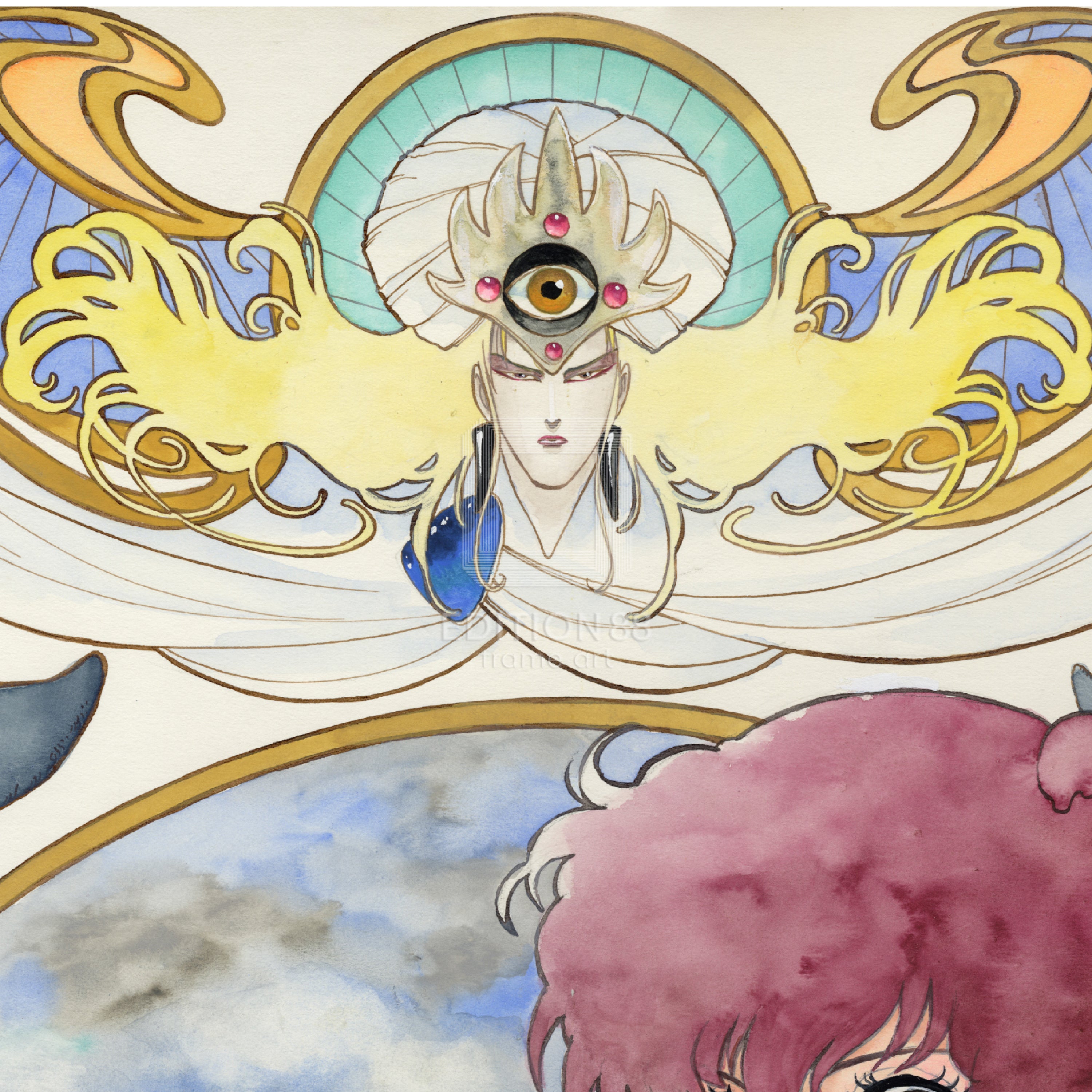 幻夢戦記レダ」88グラフ5/いのまたむつみ（箔押しサイン入り）