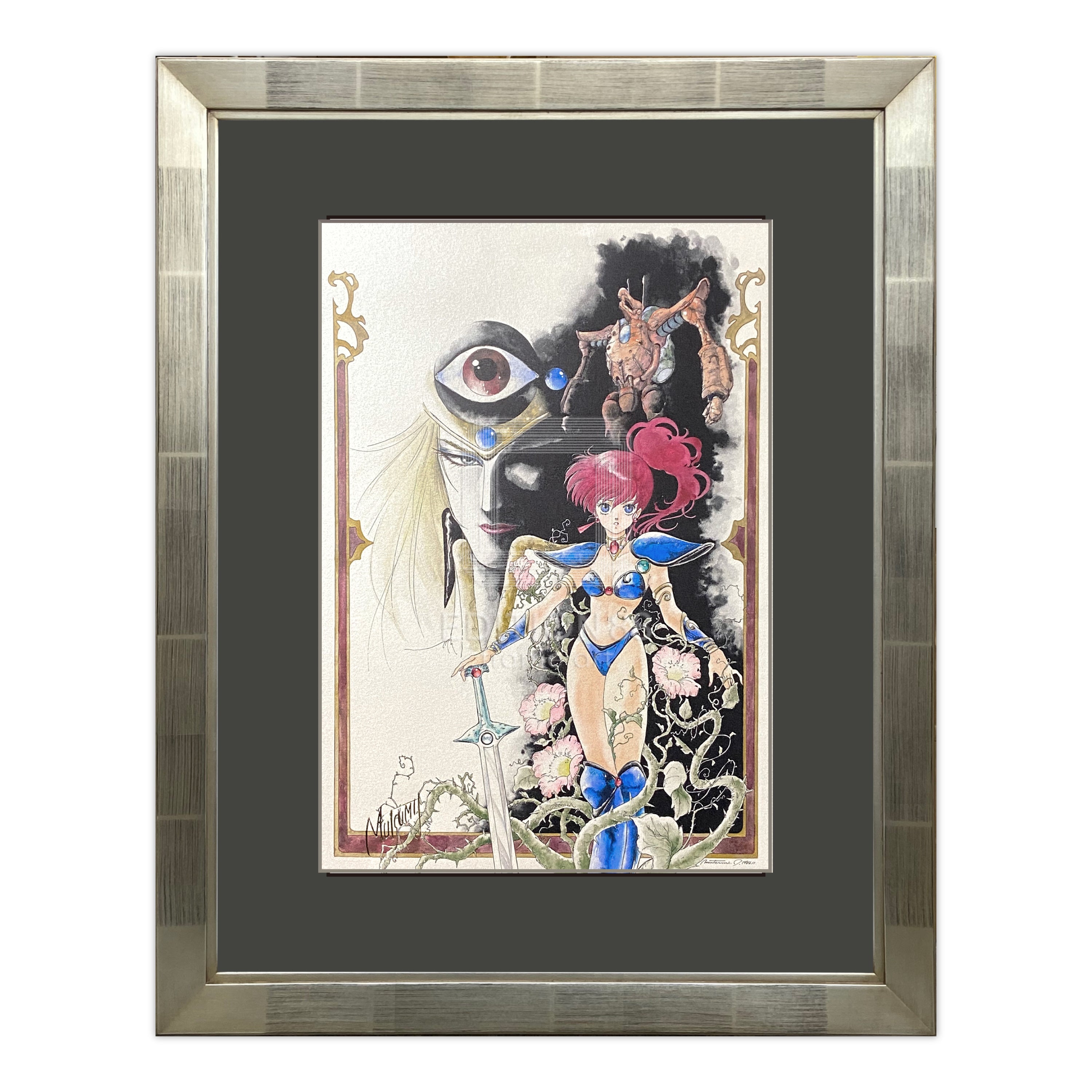 「幻夢戦記レダ」88グラフ3 プラチナ版/いのまたむつみ（箔押しサイン入り）