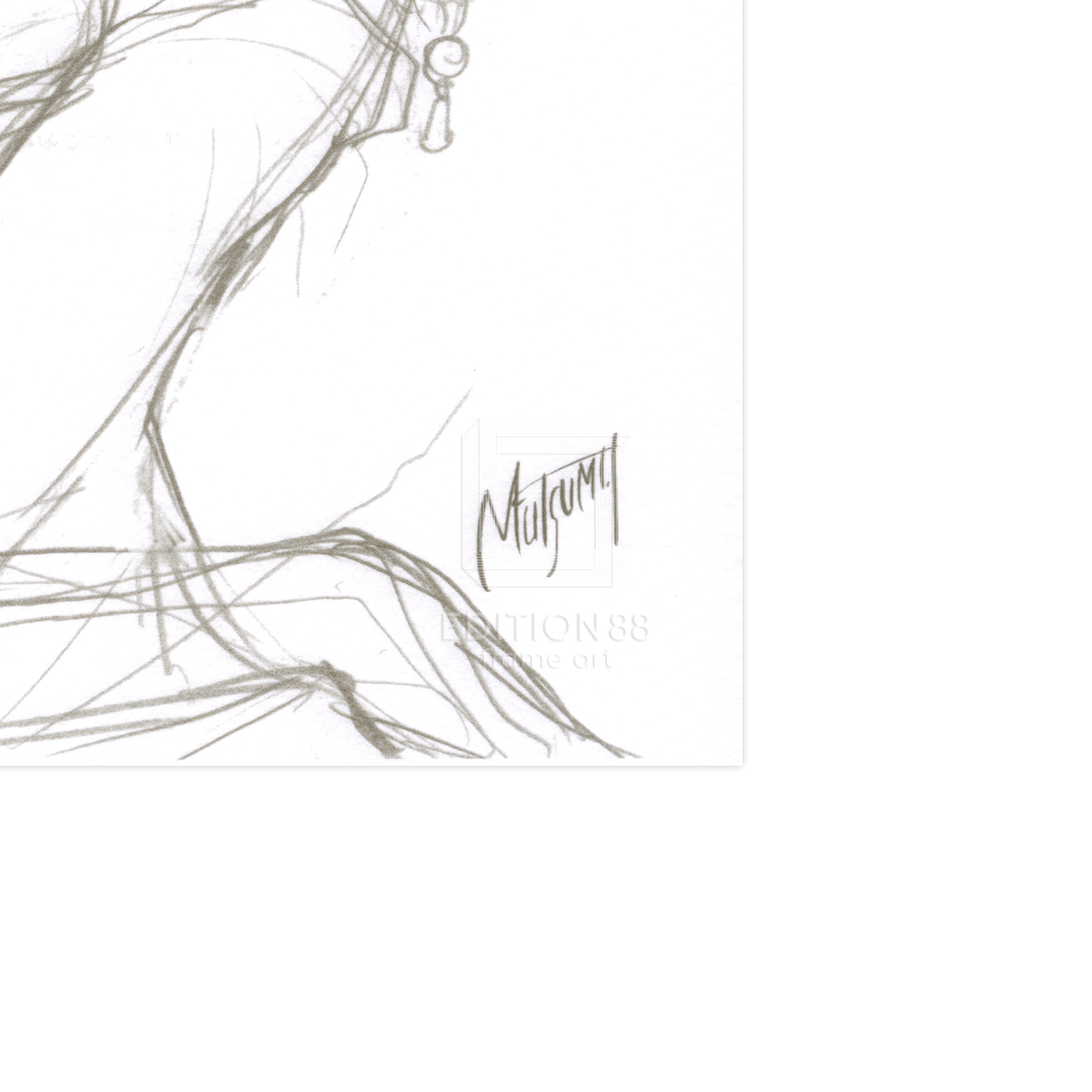 88グラフレコード「アステリスク」/いのまたむつみ（複製サイン入り）