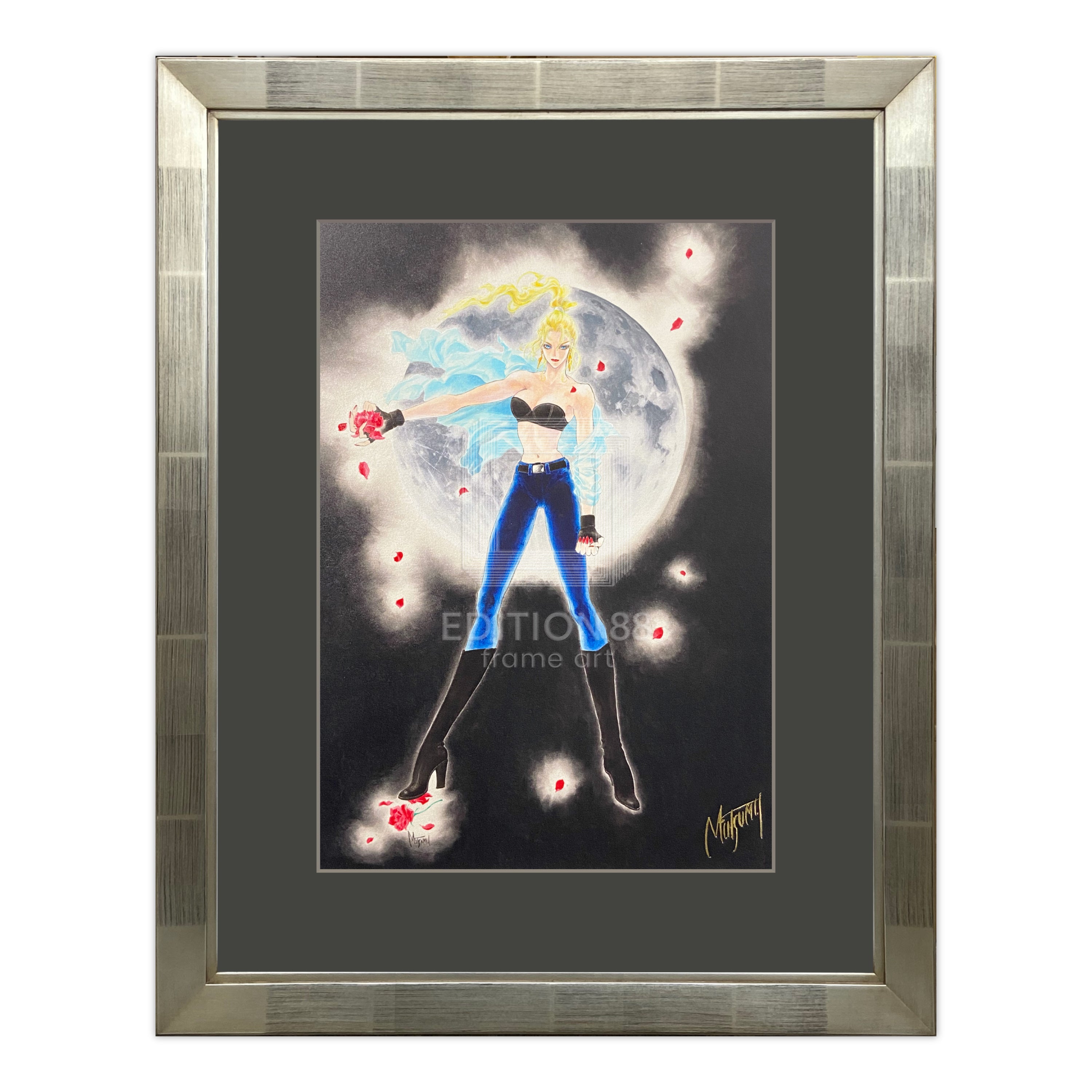 88グラフ「Moon&Rose」 プラチナ版/いのまたむつみ（箔押しサイン入り）