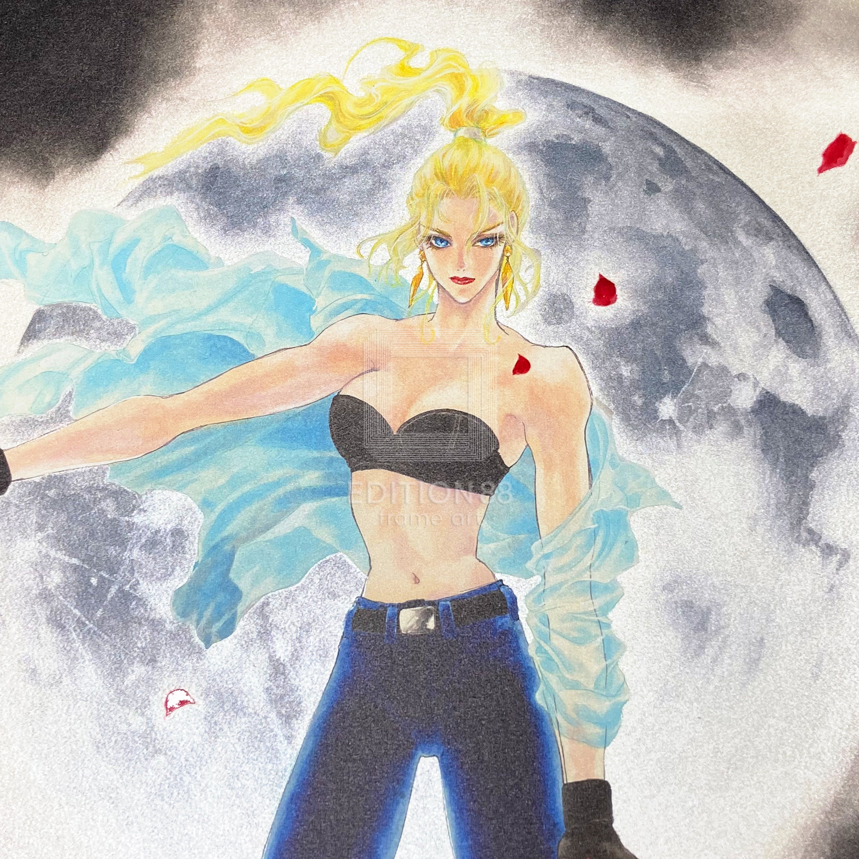 88グラフ「Moon&Rose」 プラチナ版/いのまたむつみ（箔押しサイン入り）