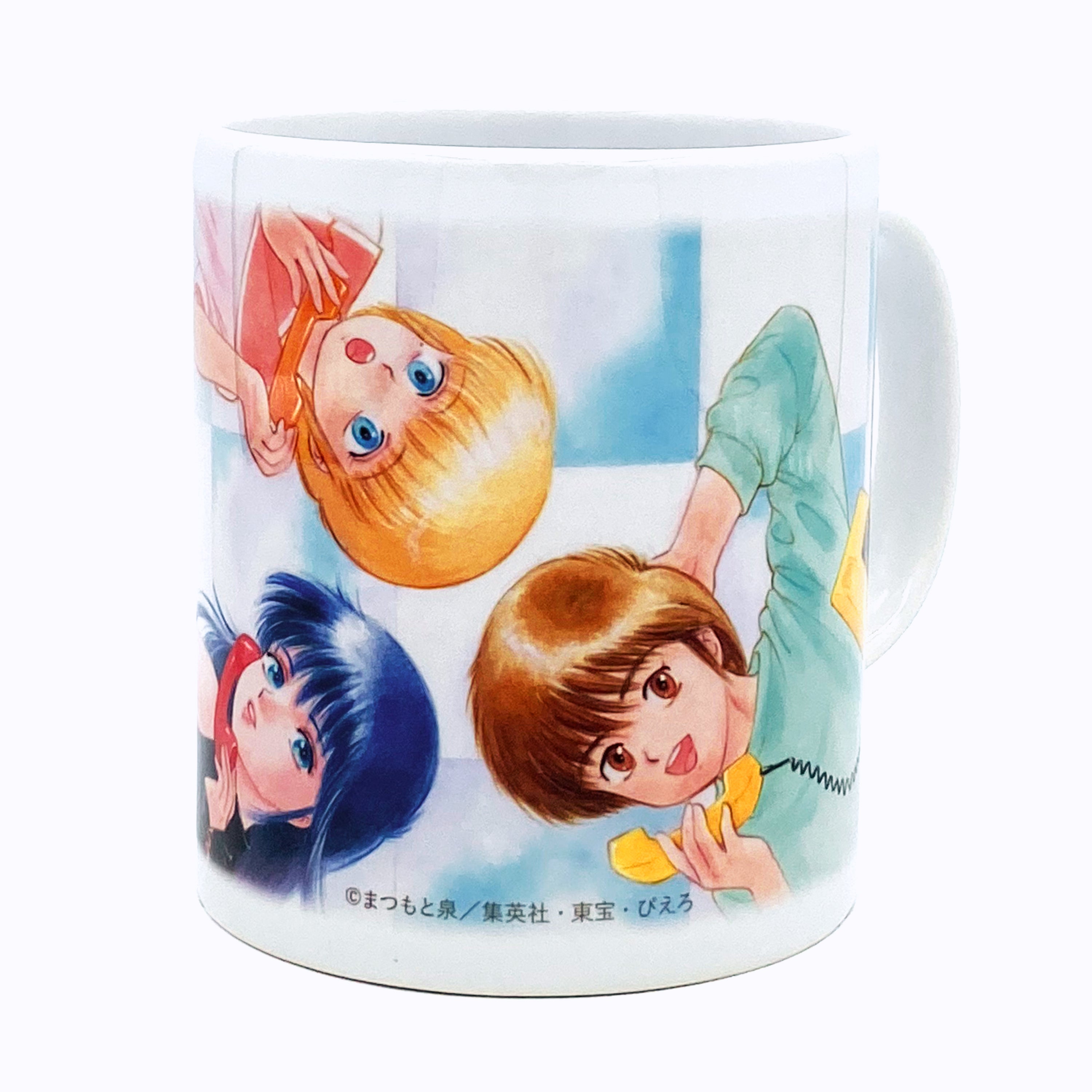 志村観行　RETRO寓話図マグ　マグカップ 志村和晃】染付だみ花文マグ（大）_7 | Q1 オンラインストア