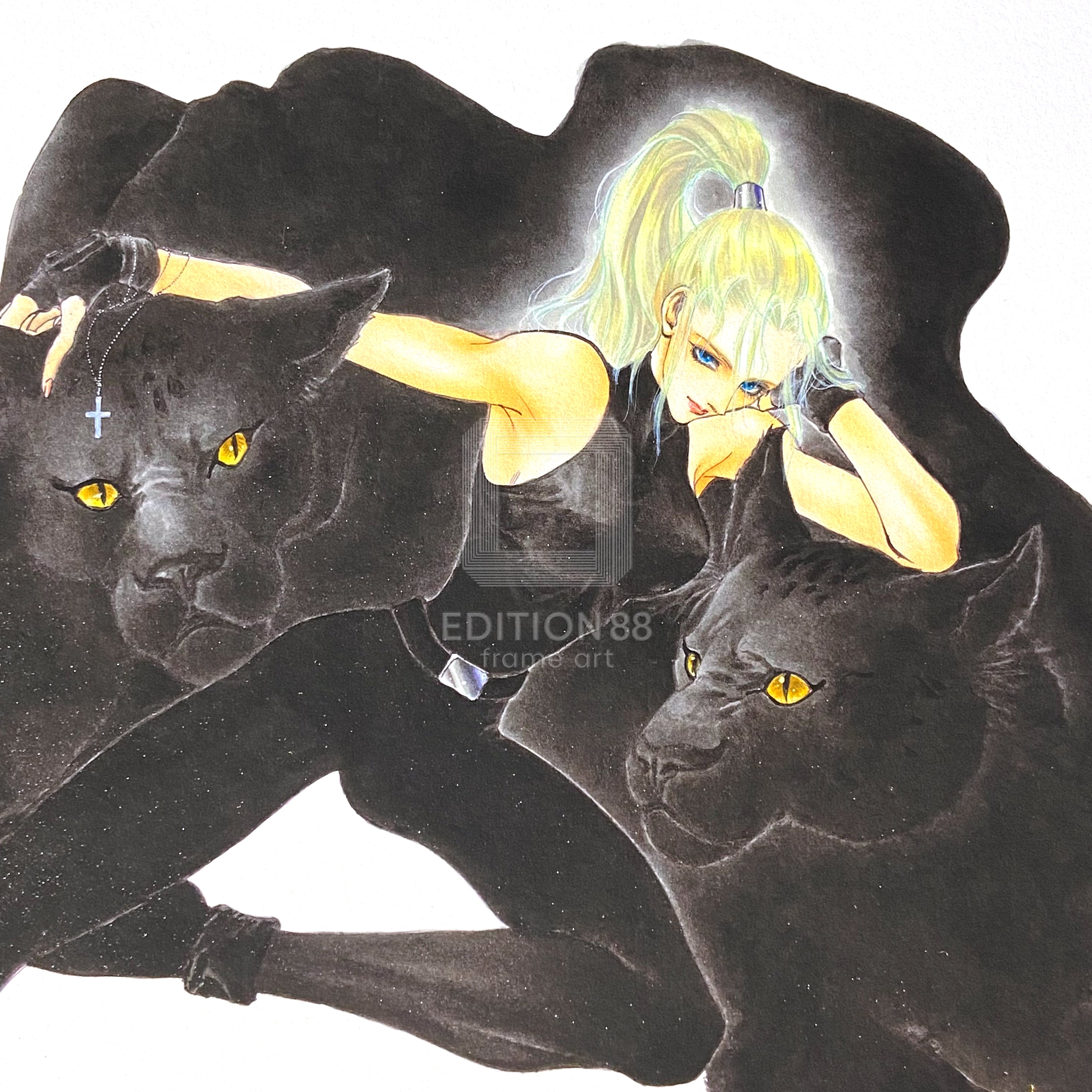 88グラフ「Panthers」/いのまたむつみ（箔押しサイン入り）