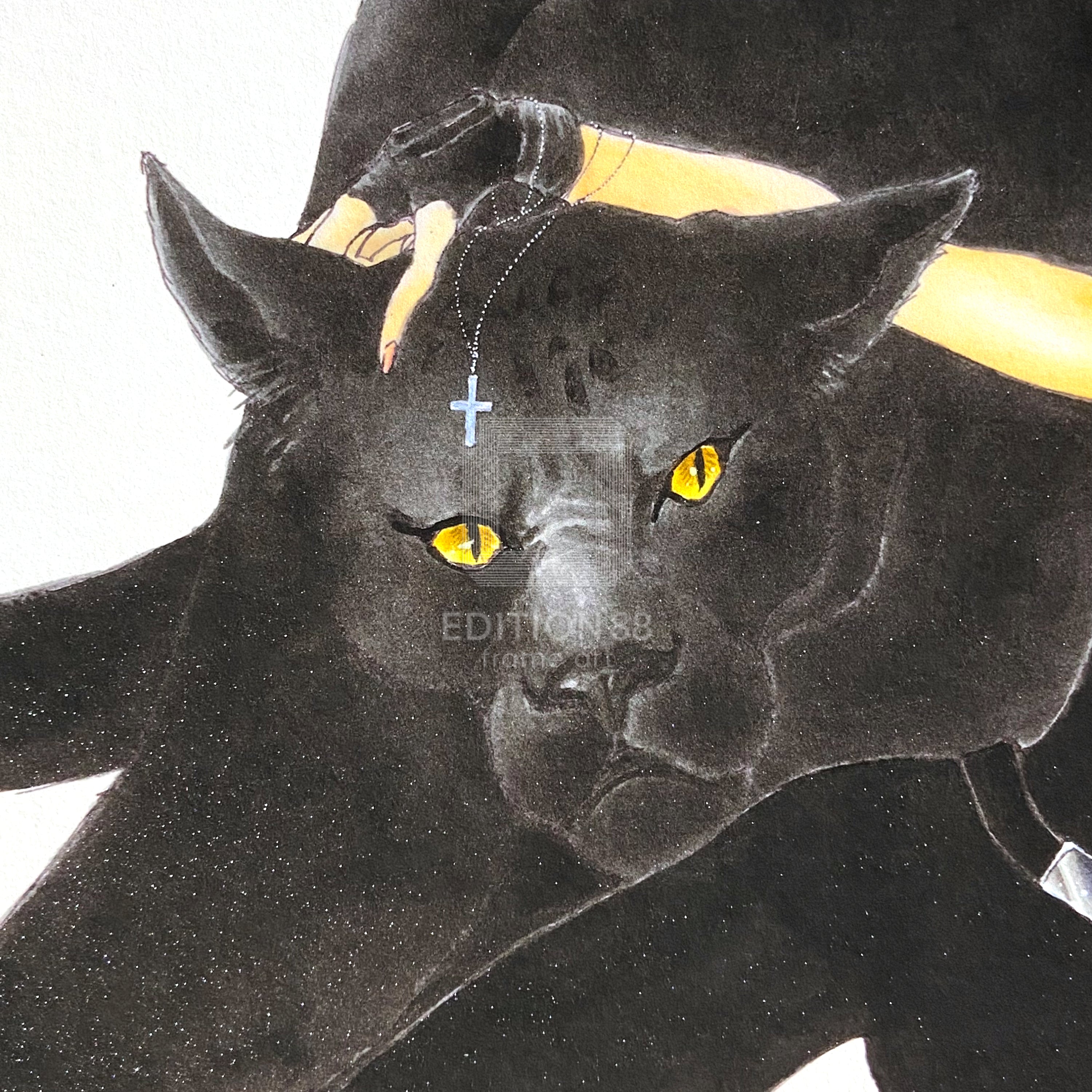 88グラフ「Panthers」/いのまたむつみ（箔押しサイン入り）