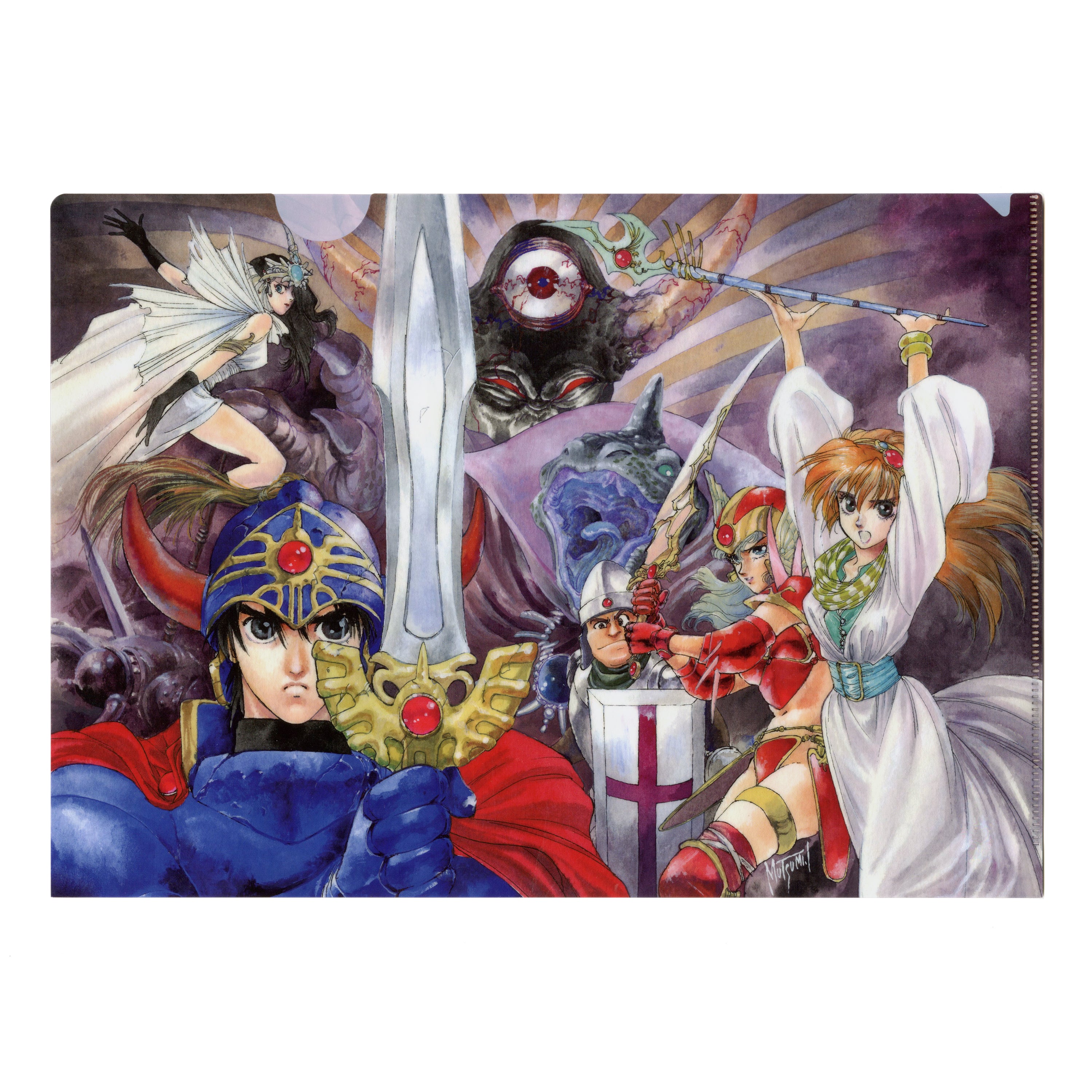 クリアファイル2枚セット「小説ドラゴンクエストⅢ」/いのまたむつみ