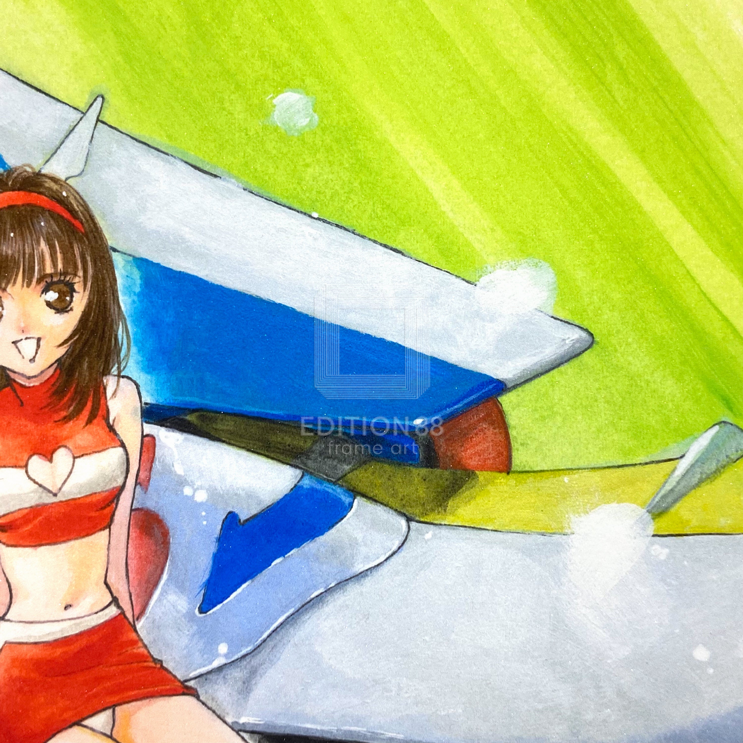 新世紀GPXサイバーフォーミュラ」88グラフ4/いのまたむつみ（箔押し