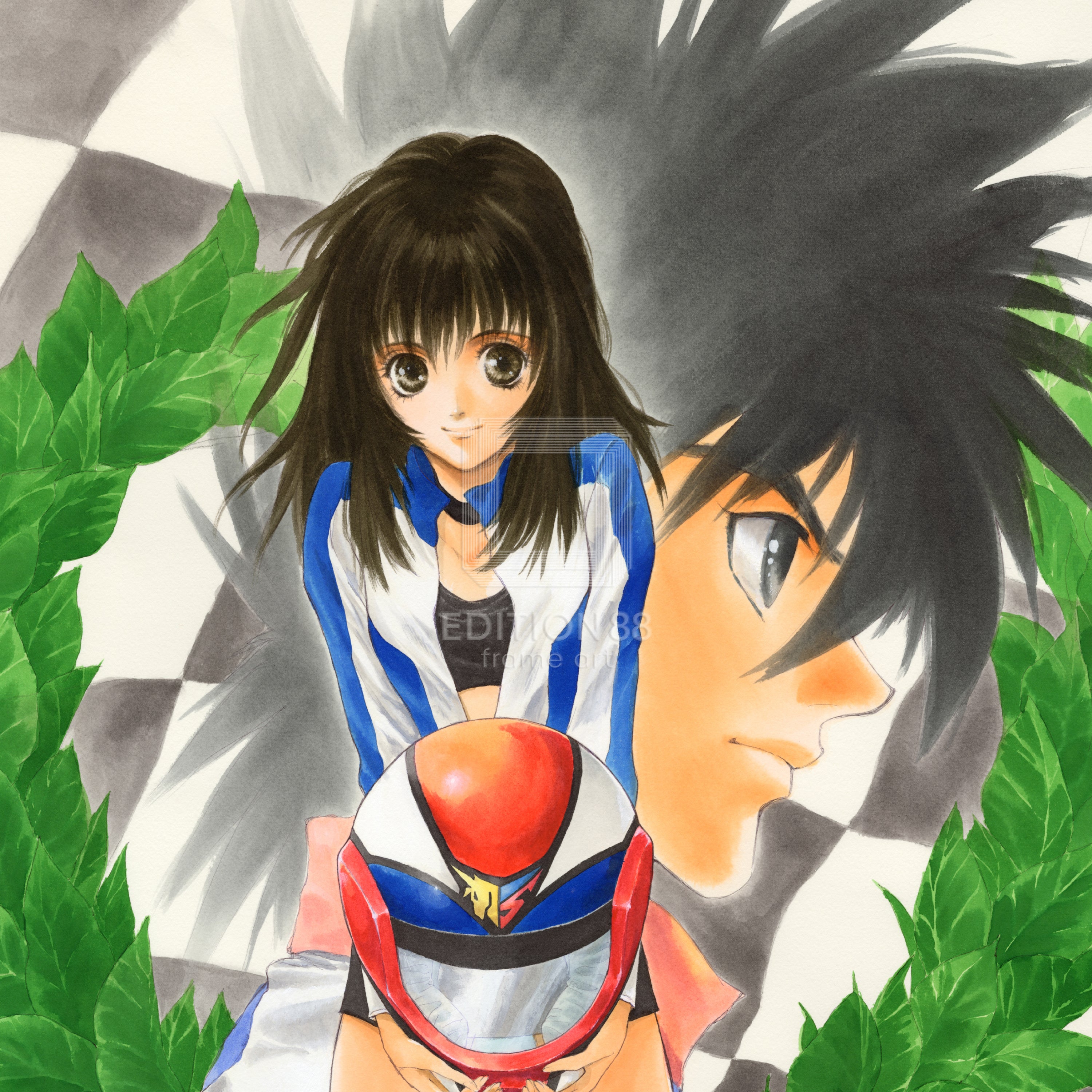 「新世紀GPXサイバーフォーミュラ」88グラフ5/いのまたむつみ（箔押しサイン入り）