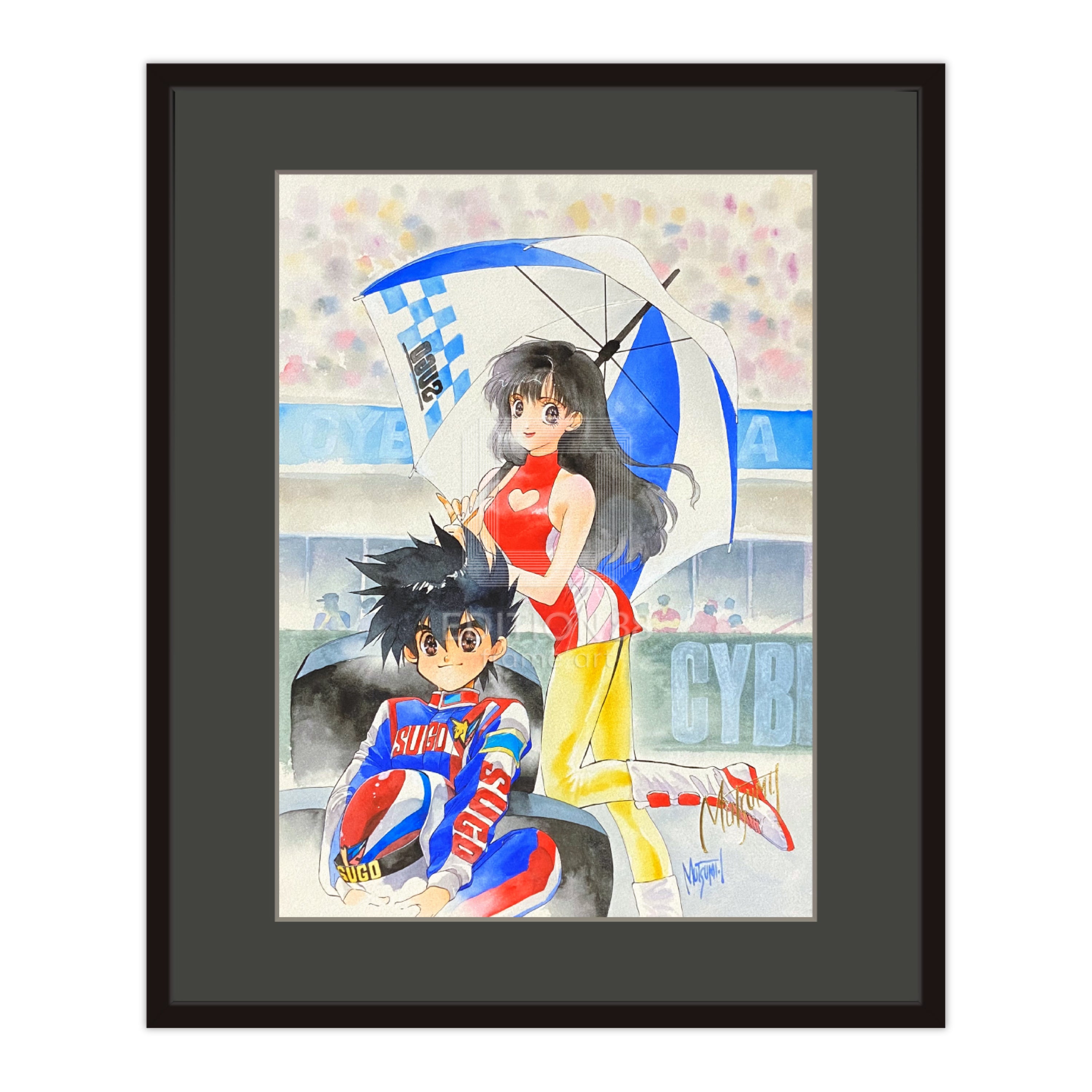 「新世紀GPXサイバーフォーミュラ」88グラフ7/いのまたむつみ（箔押しサイン入り）