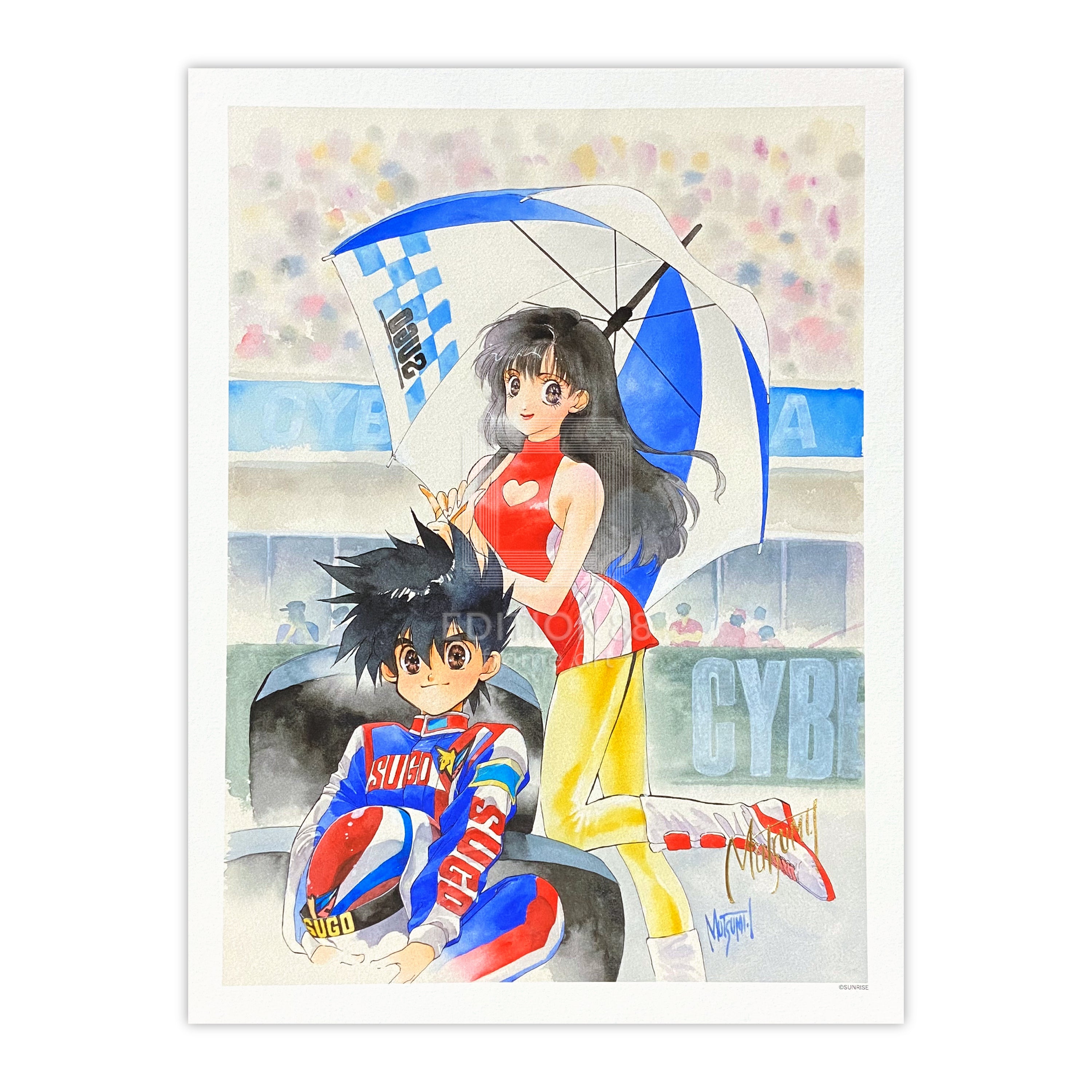 「新世紀GPXサイバーフォーミュラ」88グラフ7/いのまたむつみ（箔押しサイン入り）