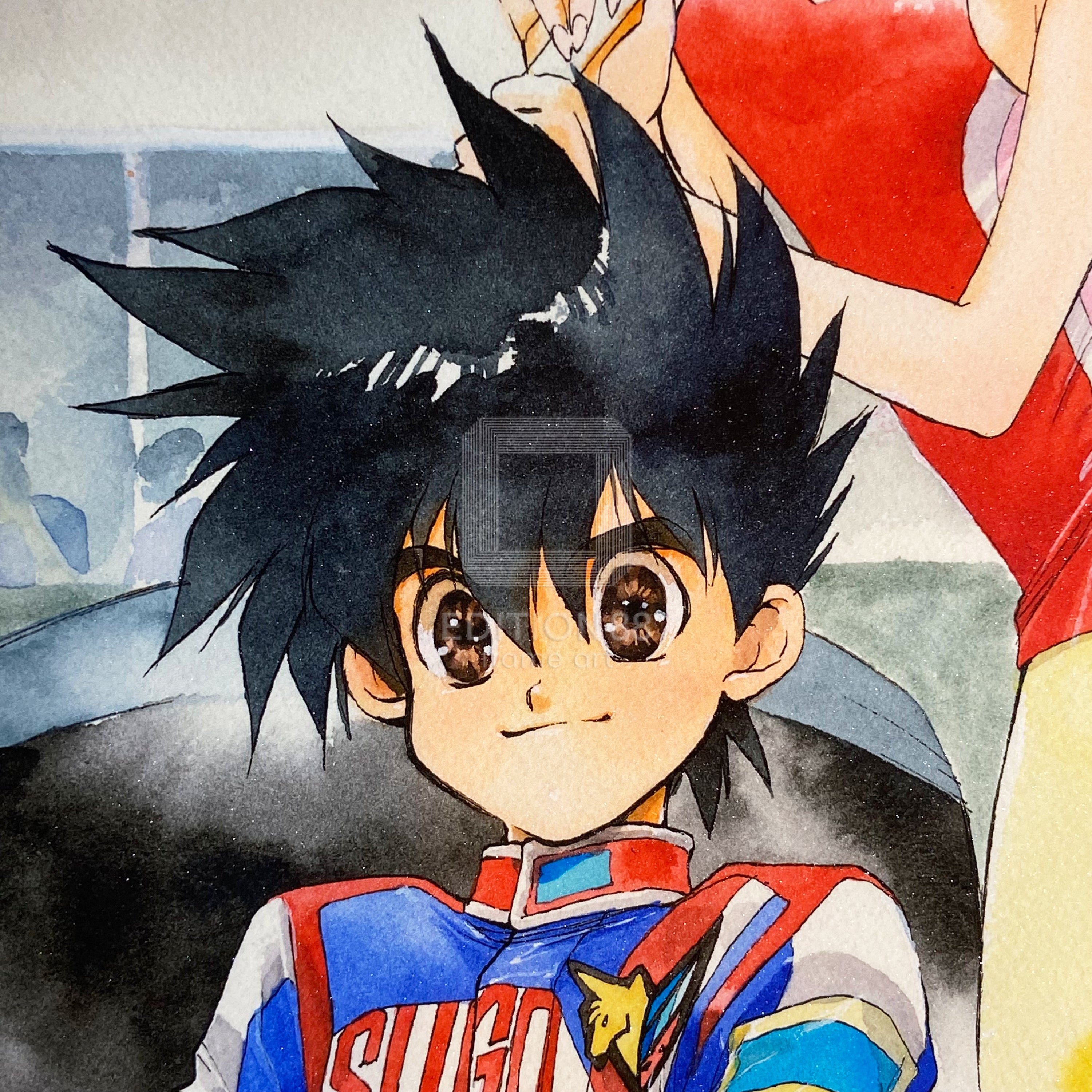 「新世紀GPXサイバーフォーミュラ」88グラフ7/いのまたむつみ（箔押しサイン入り）