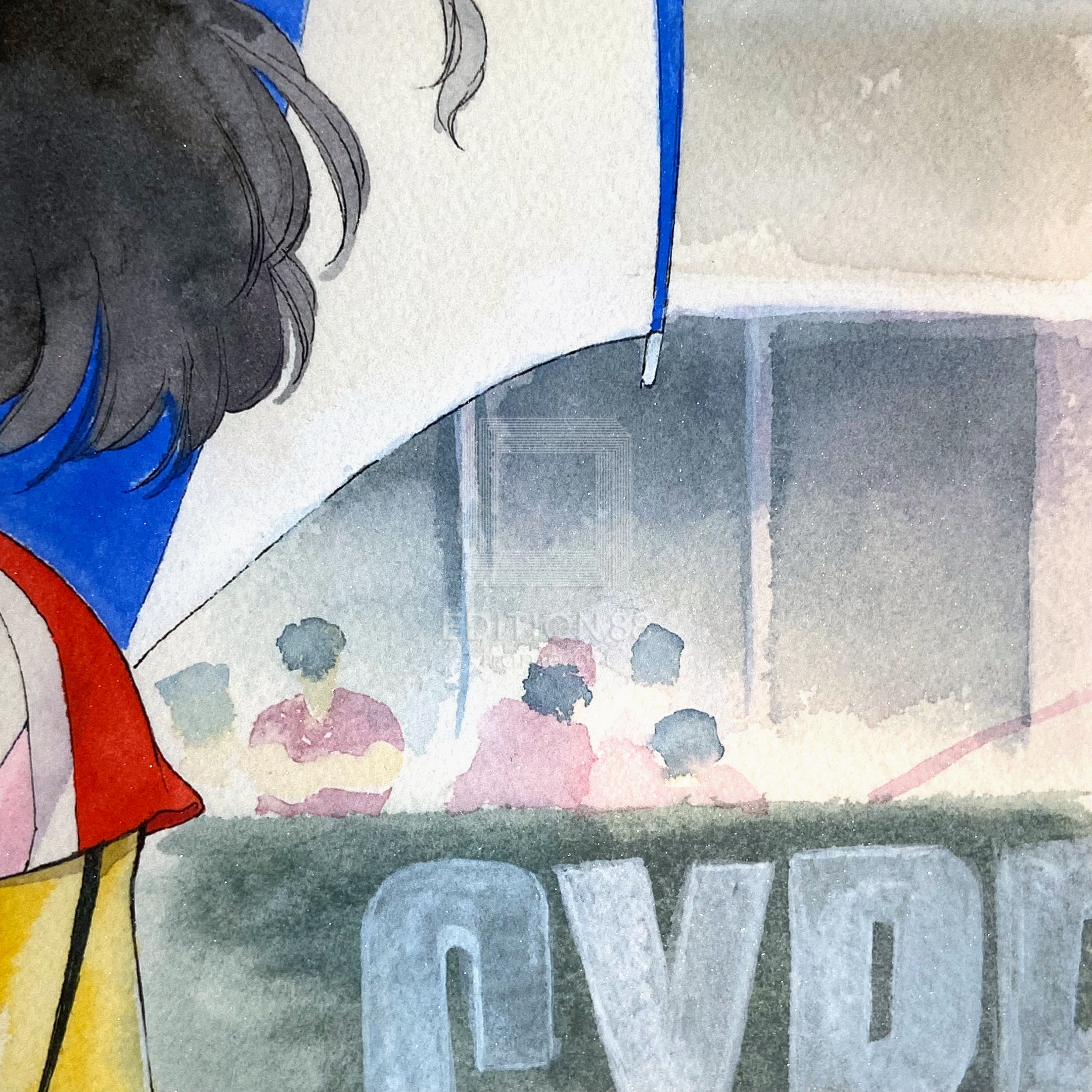 「新世紀GPXサイバーフォーミュラ」88グラフ7/いのまたむつみ（箔押しサイン入り）