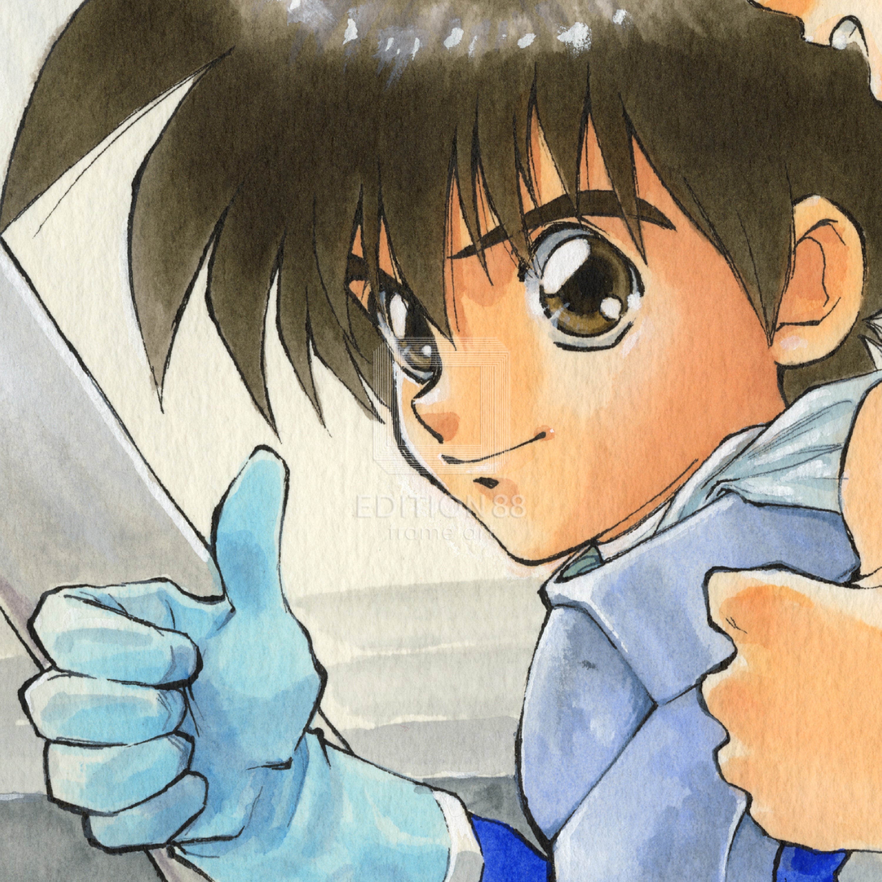 「新世紀GPXサイバーフォーミュラ」88グラフ8/いのまたむつみ（箔押しサイン入り）
