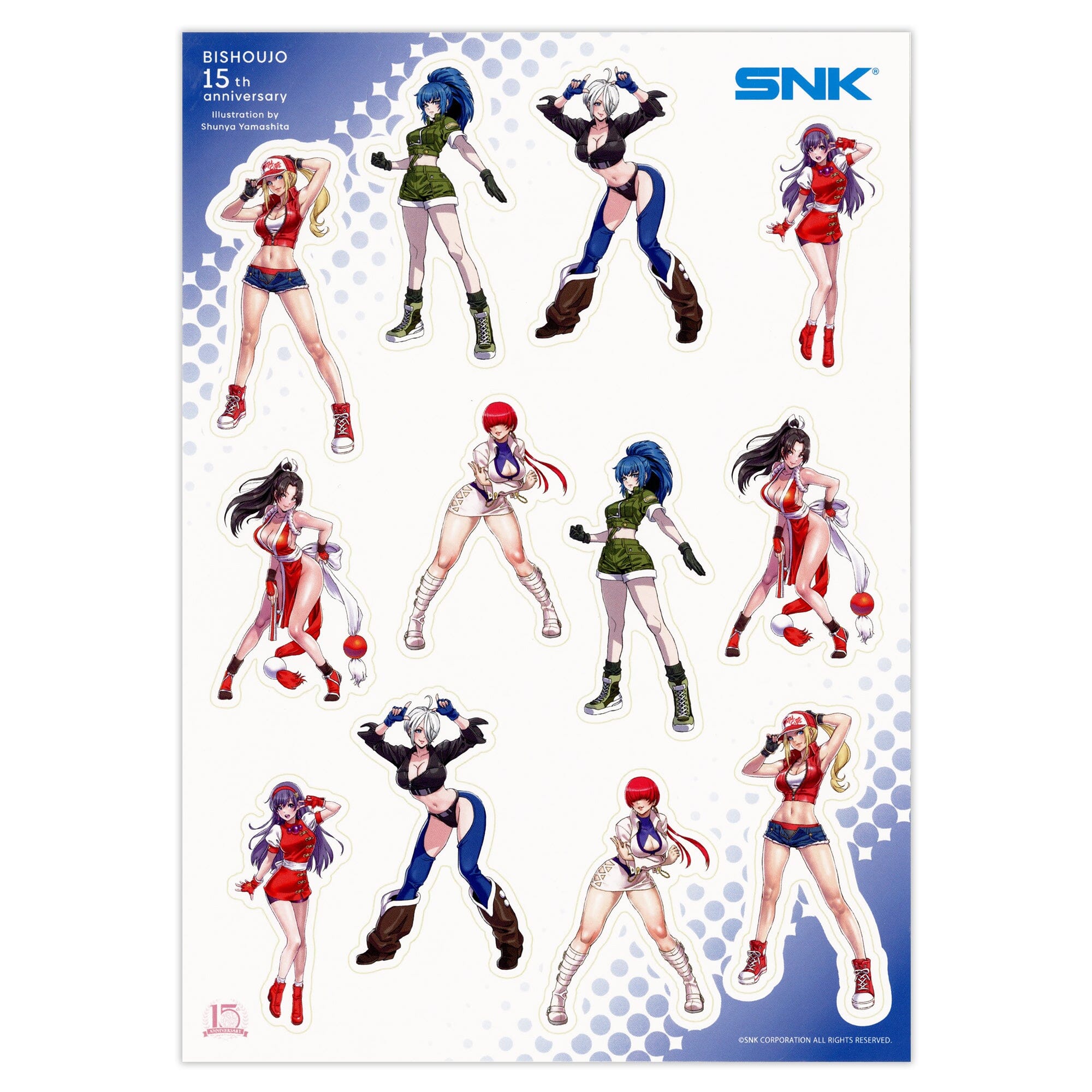 「SNK 美少女」ステッカー/山下しゅんや ステッカー Edition88 