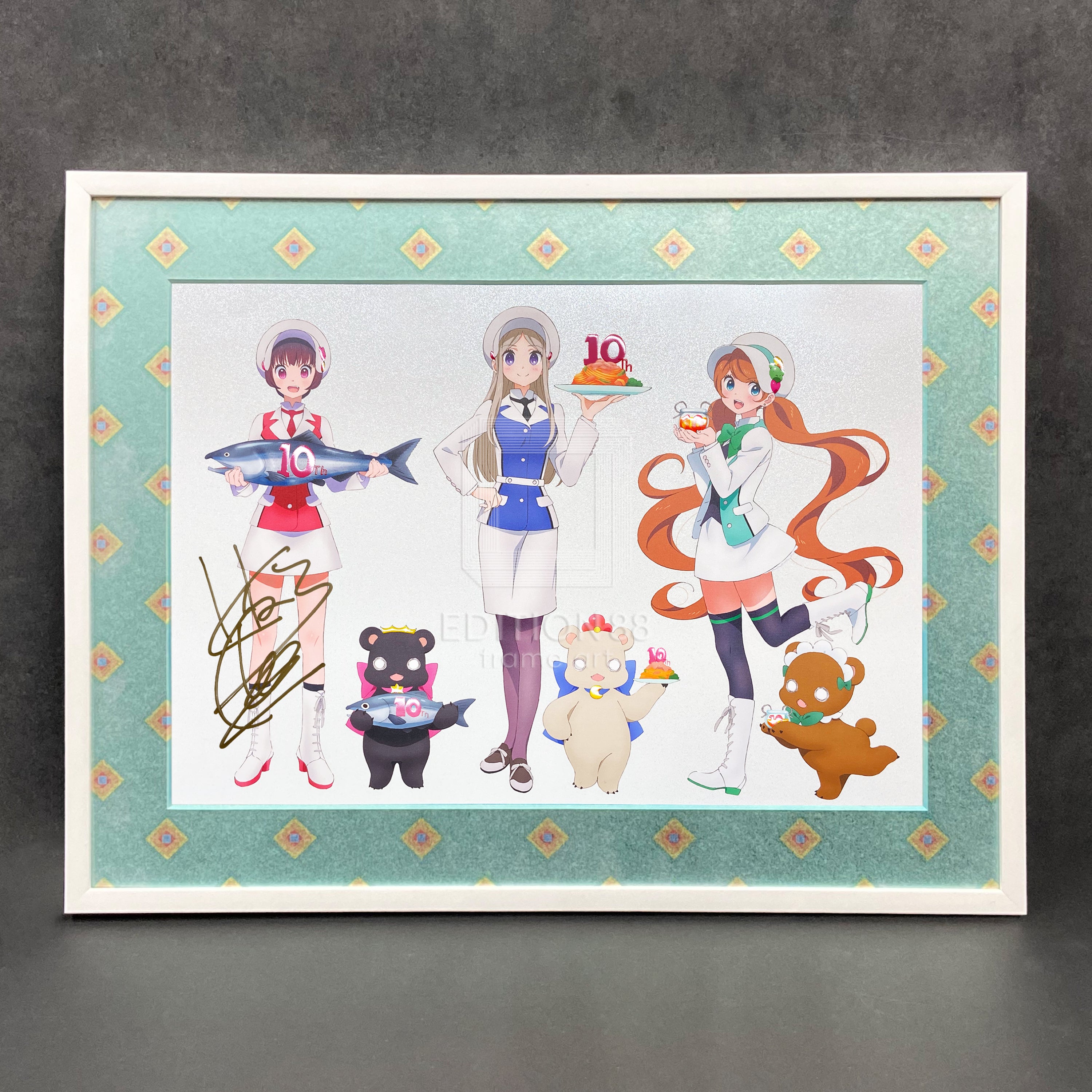 ユリ熊嵐」88グラフ1『10周年描き下ろし』プラチナ版(幾原邦彦直筆