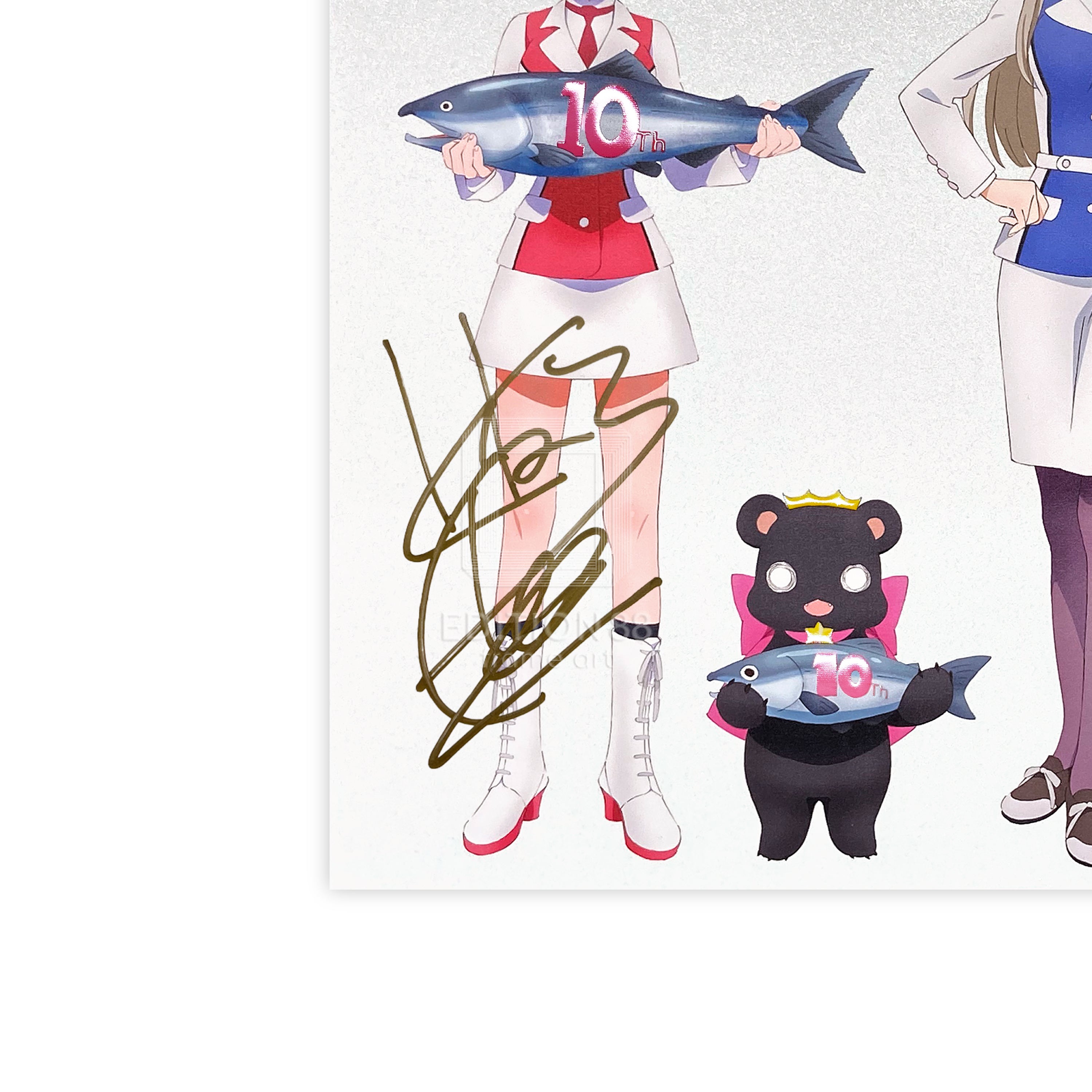「ユリ熊嵐」88グラフ1『10周年描き下ろし』プラチナ版(幾原邦彦直筆サイン入り/限定10枚)