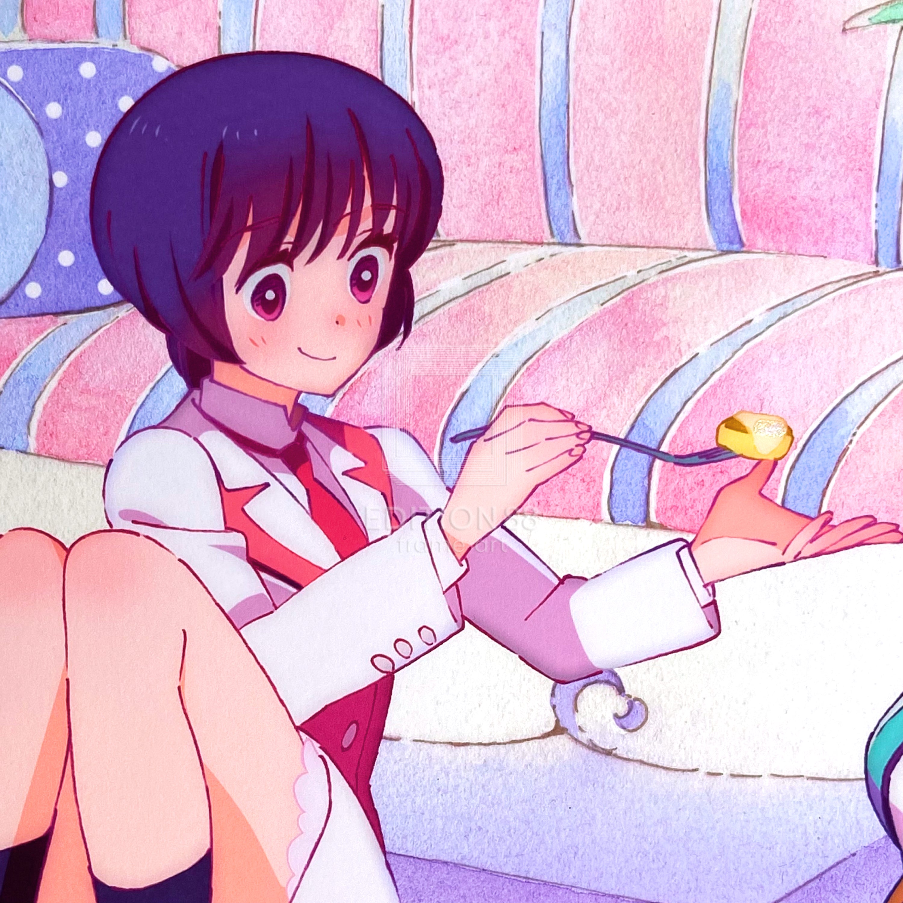 ユリ熊嵐」88グラフ3『エンディング1』プラチナ版(幾原邦彦直筆サイン入り/